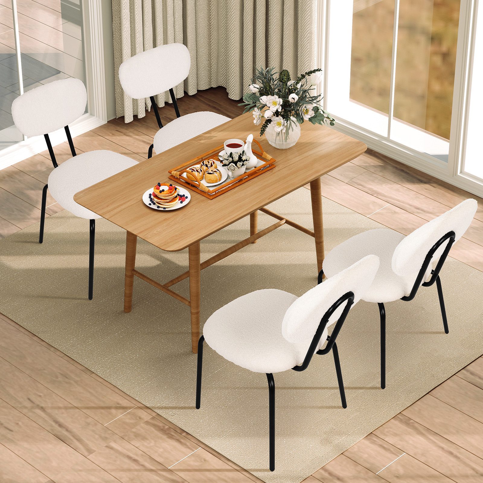 Puluomis Esszimmerstuhl 2/4/6/8er Set Essstühle Küchenstühle günstig online kaufen