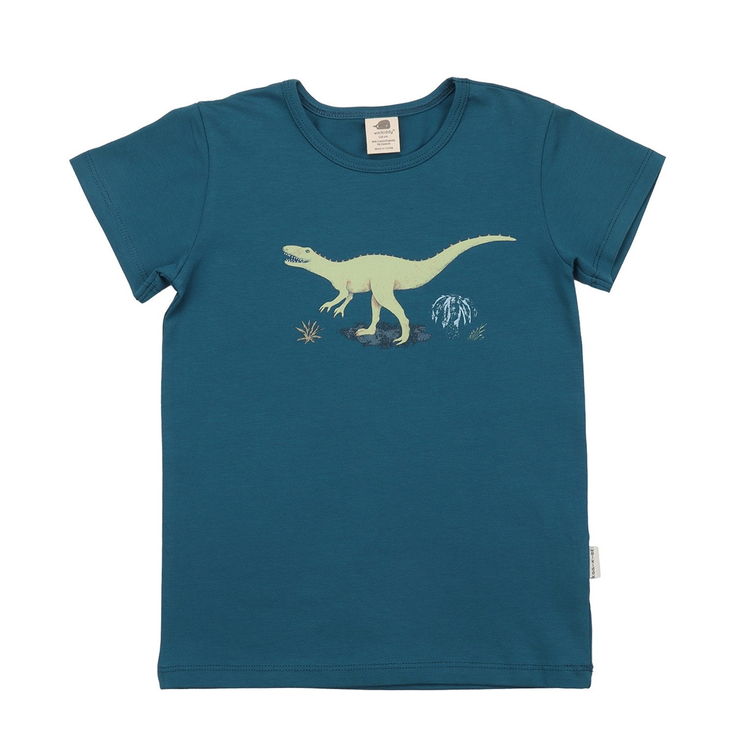 T-Shirt T-Shirt aus Bio-Baumwolle mit Dinosauriermotiv für Kinder