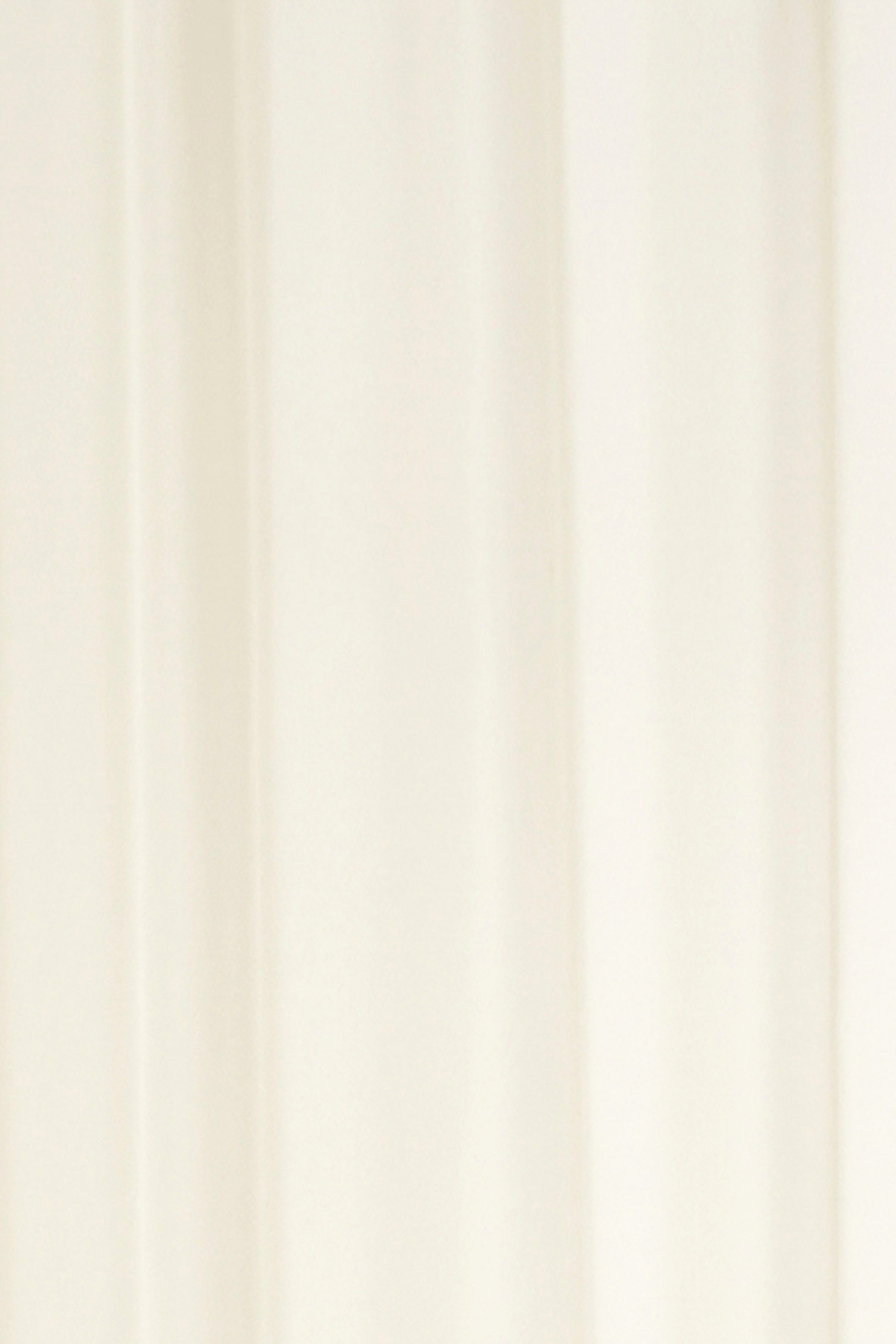Gardine Sevilla, Wohnzimmer, cm Kräuselband transparent beige ELBERSDRUCKE, halbtransparent, für mit Schlaufen (1 Voile, St), Schlaufenschal 300x140