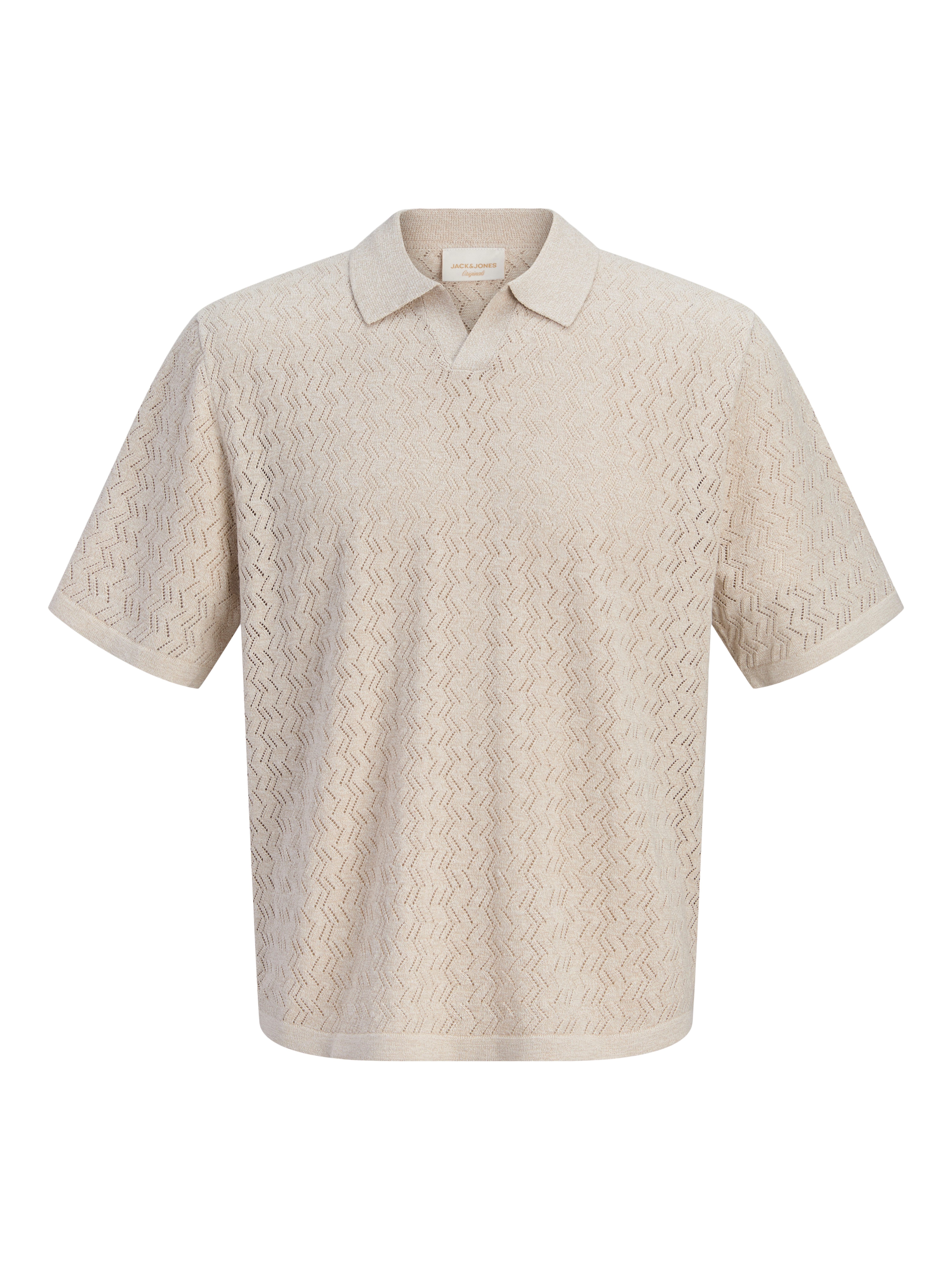 Polokragenpullover JORTYLER KNIT SS SPLIT NECK POLO SN