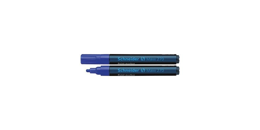 SCHNEIDER Textilmarker Lackmarker Maxx 270 1-3mm blau Maxx 270 1-3mm blau
