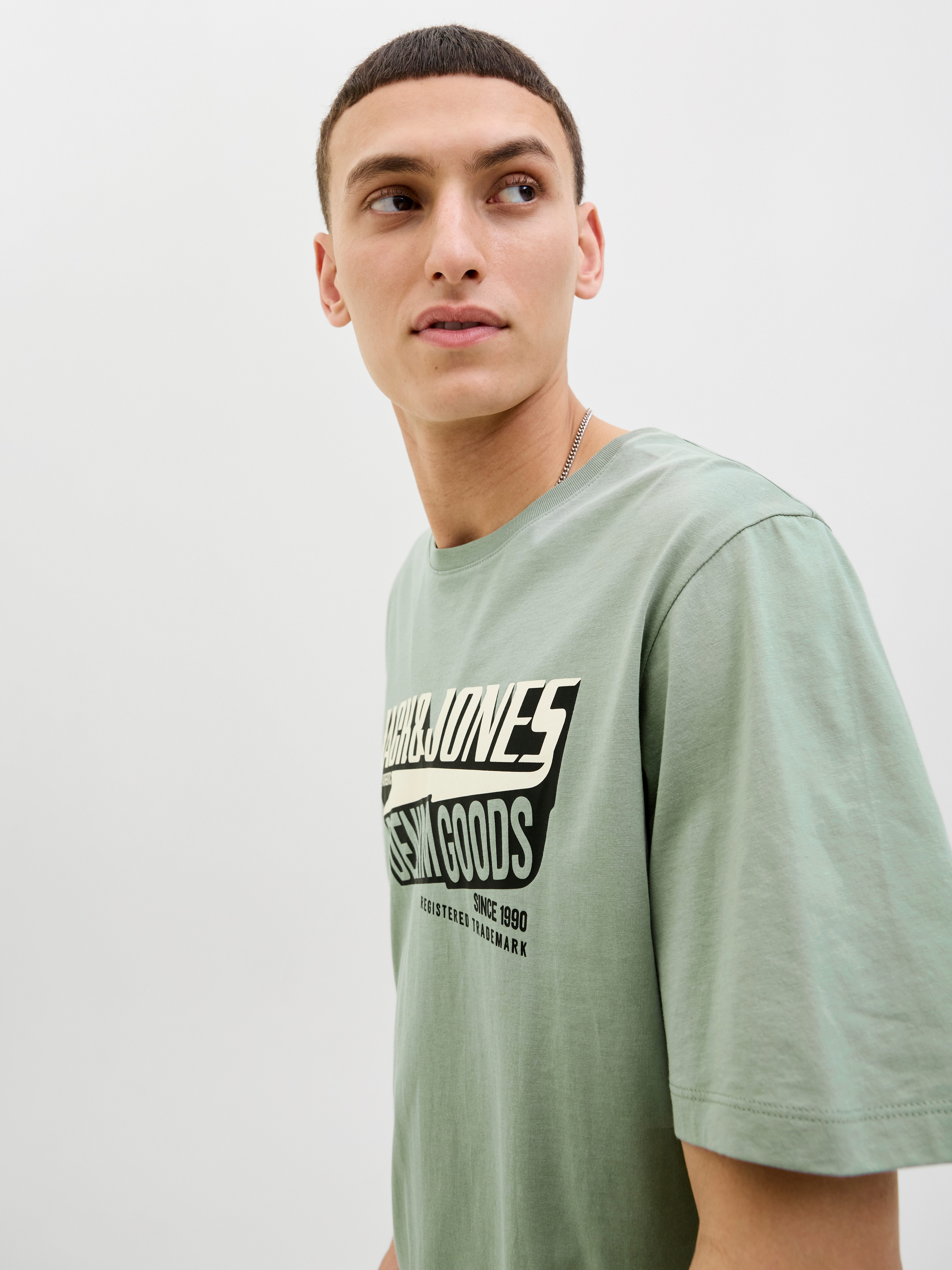 Jack & Jones Rundhalsshirt JJELOGO TEE SS O-NECK 2 COL AW25 SN günstig online kaufen