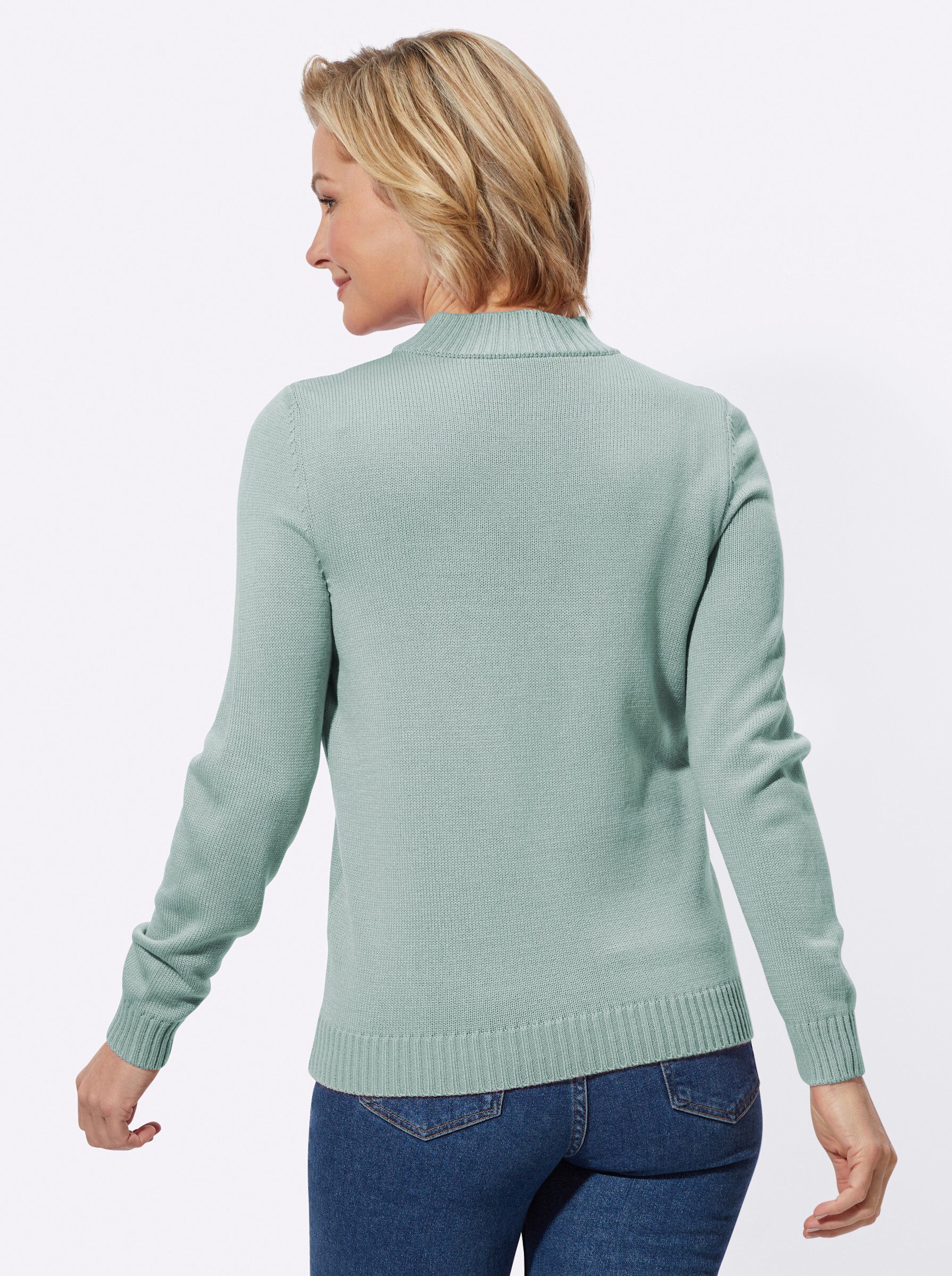 Witt Strickpullover Stehkragenpullover günstig online kaufen