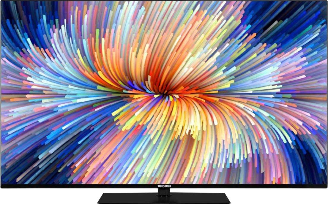 Telefunken D50V950M2CWH LED-Fernseher (126 cm/50 Zoll, 4K Android Dolby Assistent,Android-TV) Atmos,USB-Recording,Google HD, TV, Smart-TV, Ultra