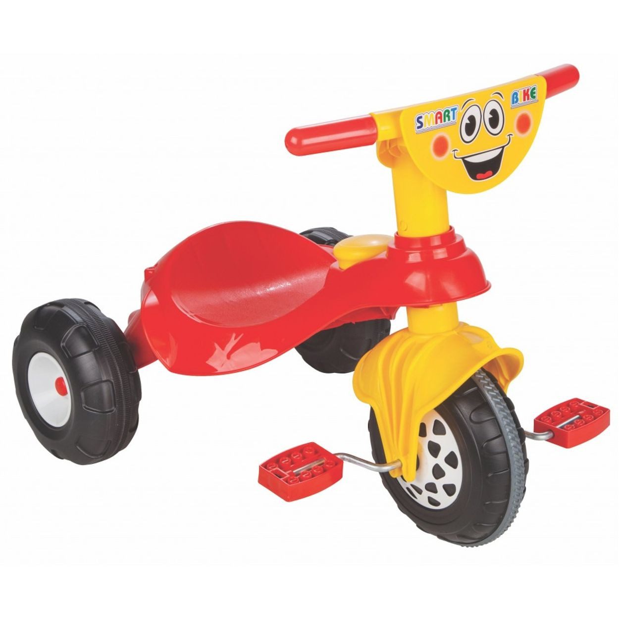 Pilsan Dreirad Smart 07132, Hupe, Pedale, Kunststoffreifen, bequemer Sitz, 35 kg, ab 3 Jahre