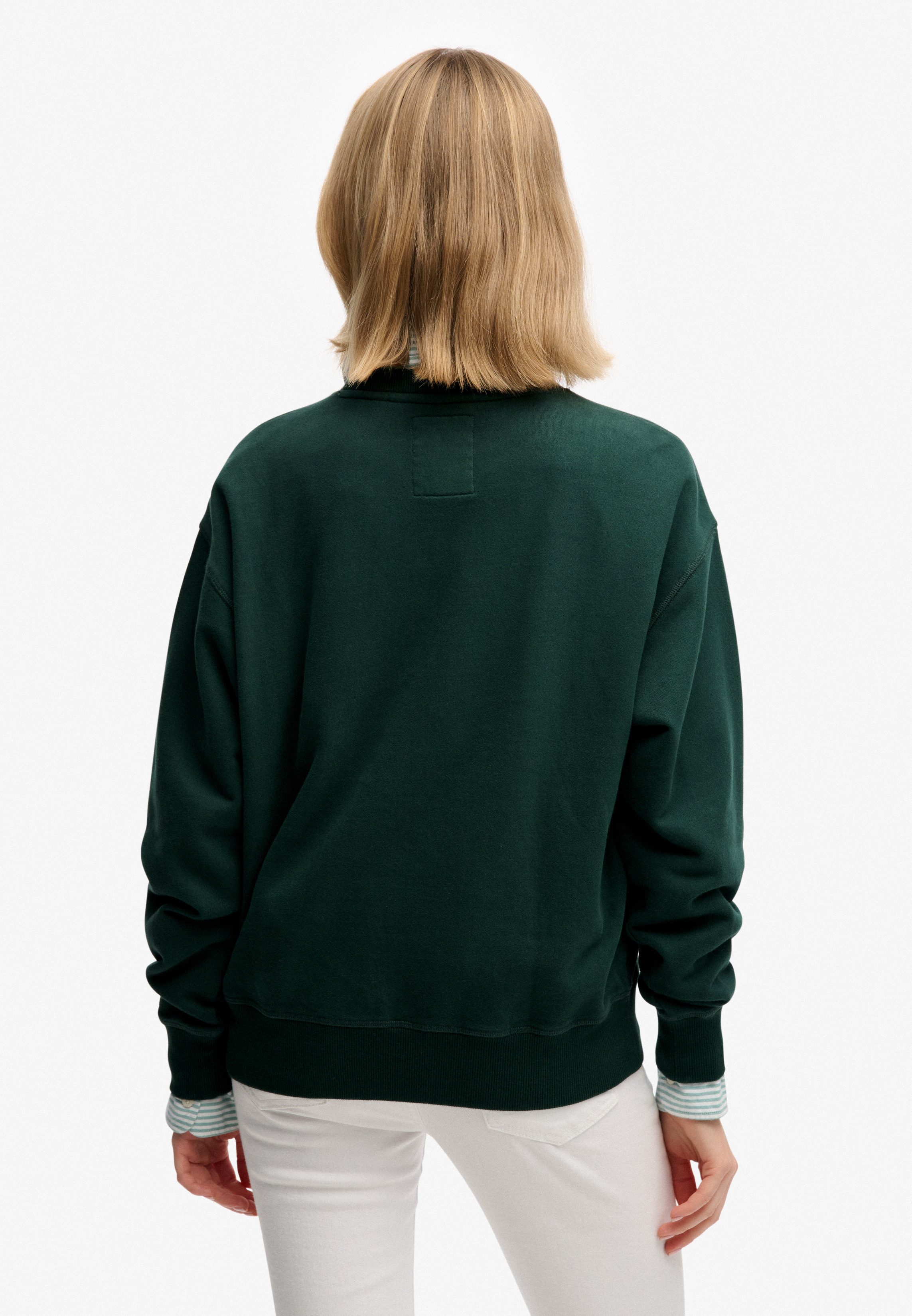 Superdry Sweatshirt Crest Loose Crew