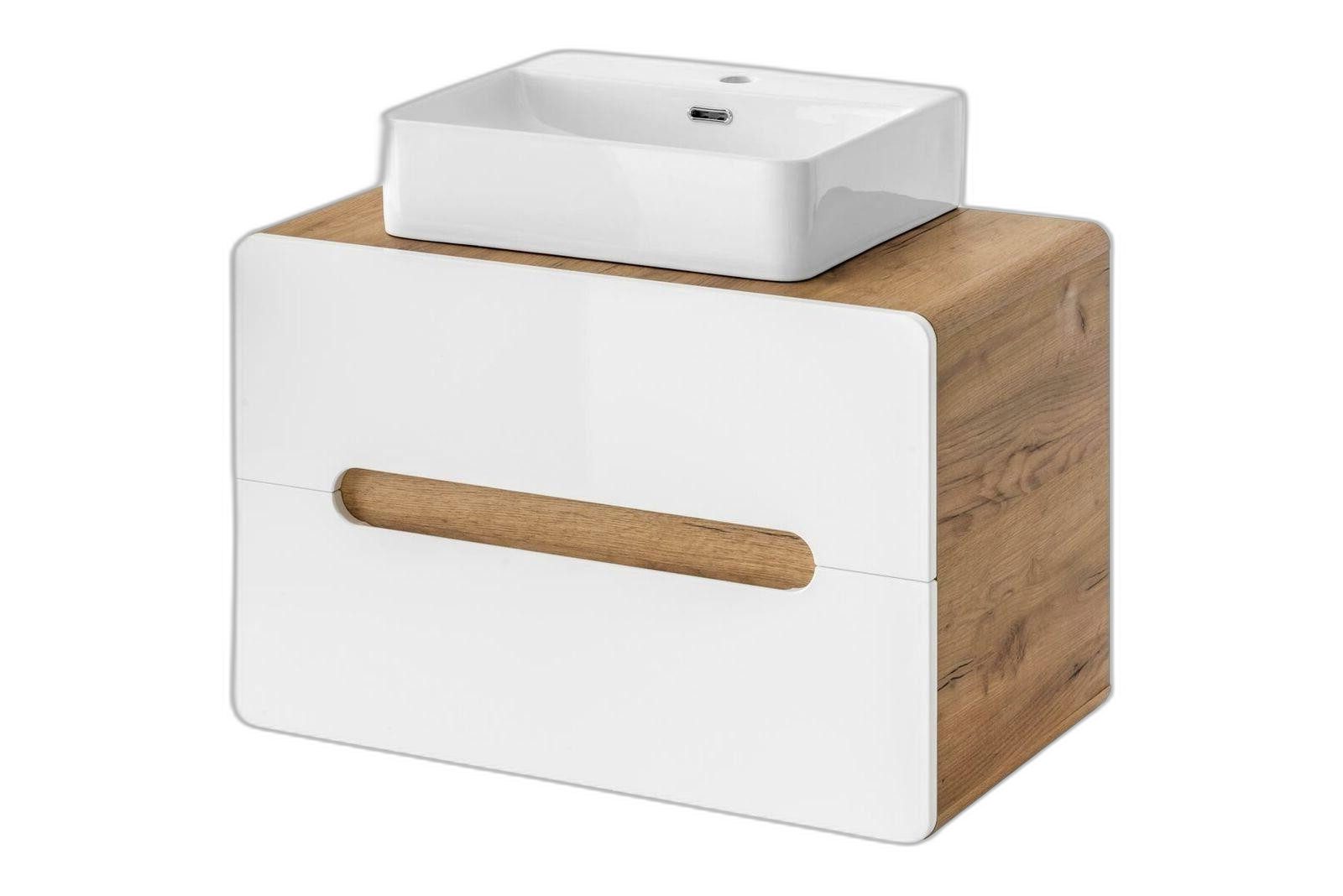 Xlmoebel Waschtisch Waschbecken Unterbau in Glanzfinish mit modernem Design (1-St., Waschtisch), Hergestellt in Europa