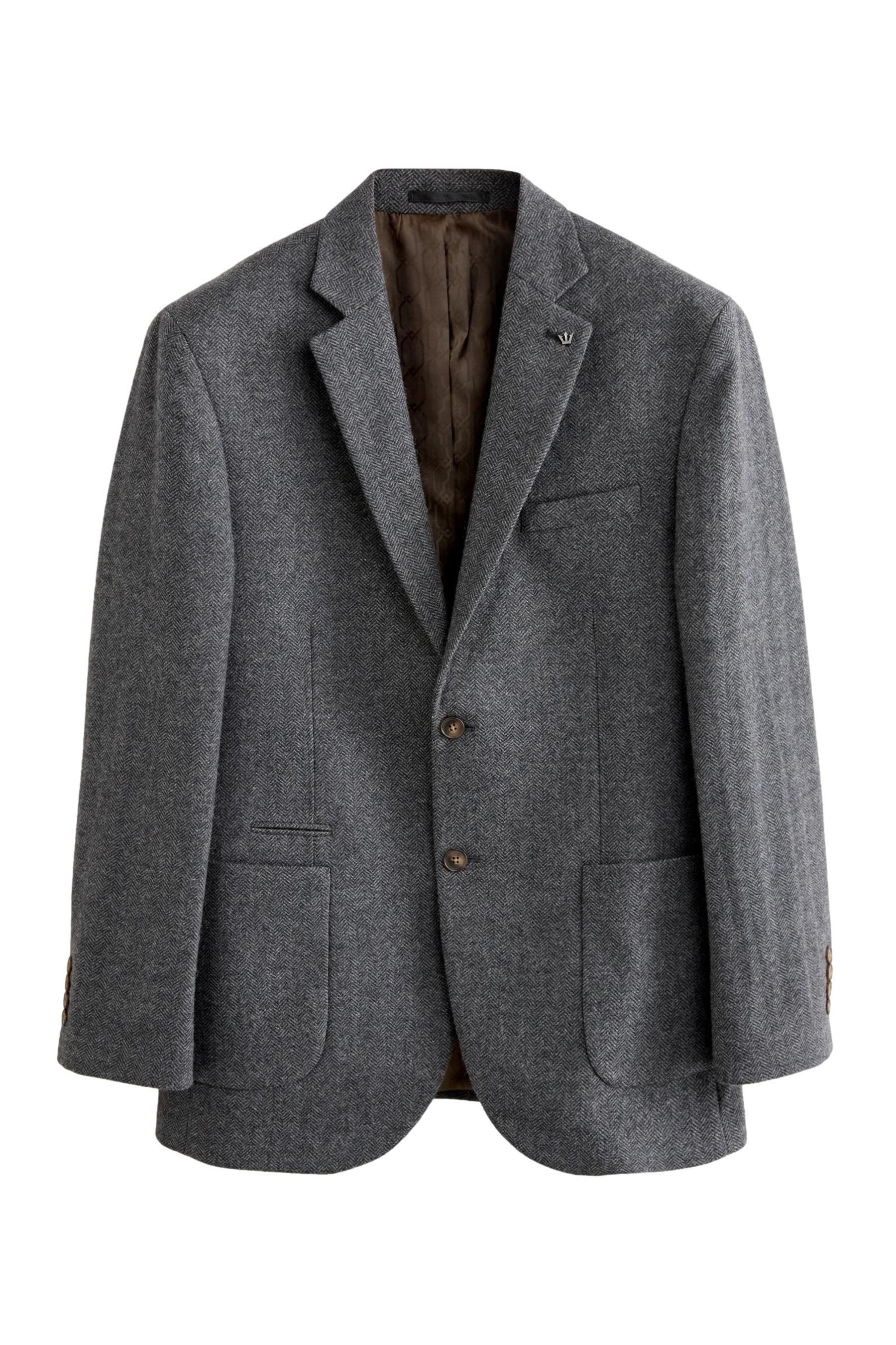 Next Sakko Regular Fit Sakko mit Fischgrätmuster (1-tlg)