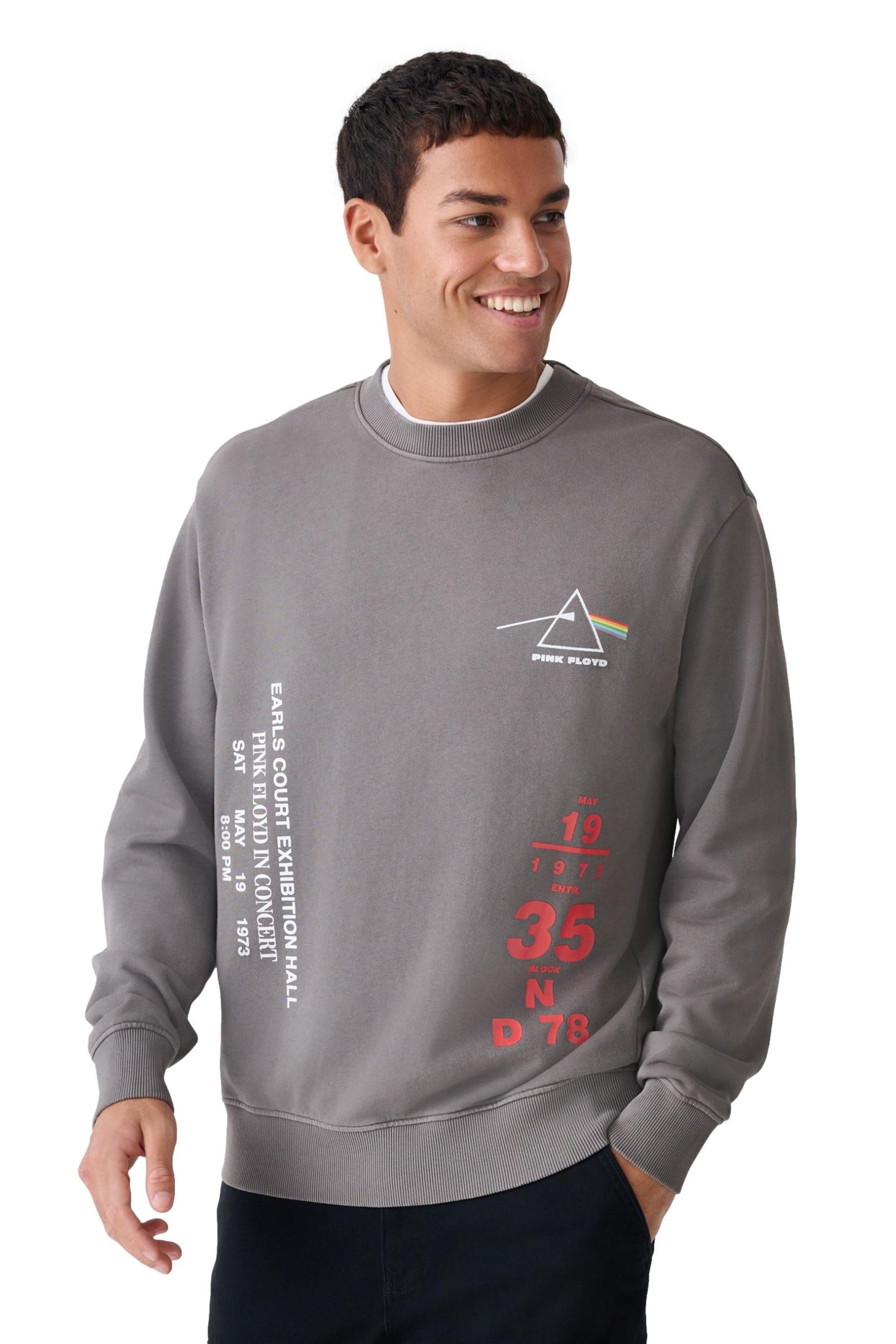 Next Sweater Pink Floyd Sweatshirt mit Rundhalsausschnitt (1-tlg)