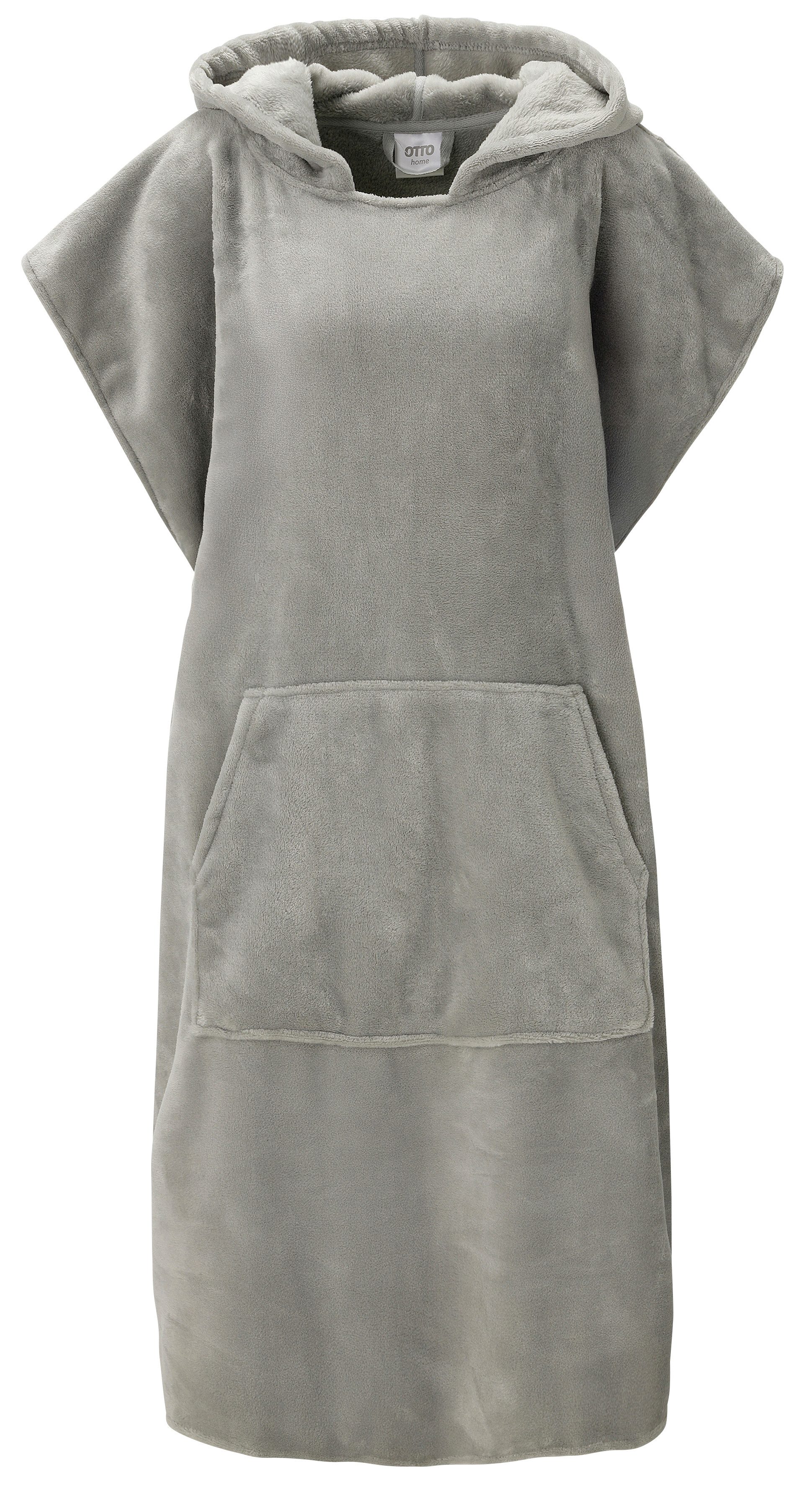 OTTO home Badeponcho Miia, Surfponcho ideal für Sauna, Spa & im Urlaub, Langform, Microfaser, Kapuze, weich und kuschelig, plüsch, Unisex, für Damen und Herren