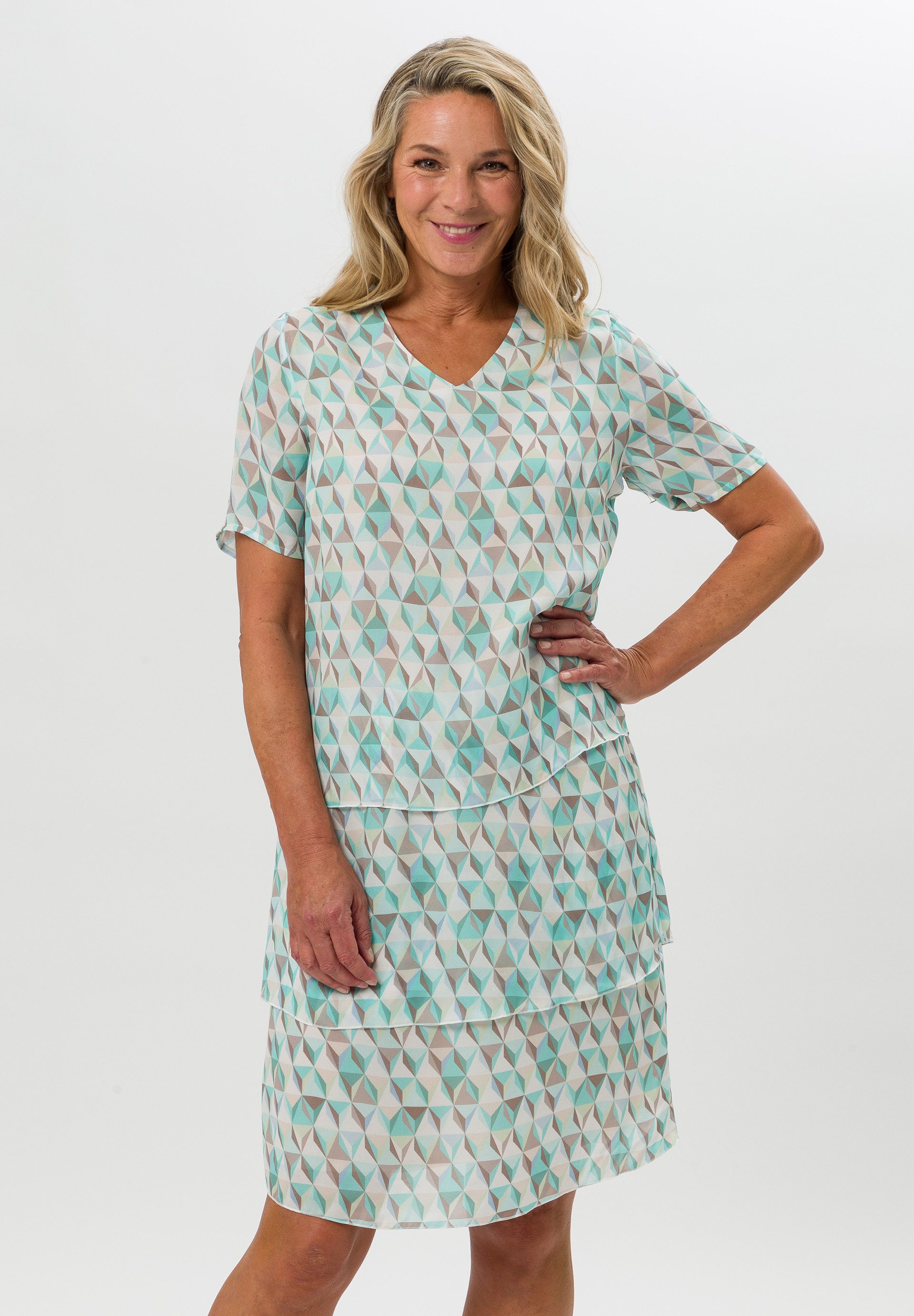 FRANK WALDER Sommerkleid mit Stufen günstig online kaufen