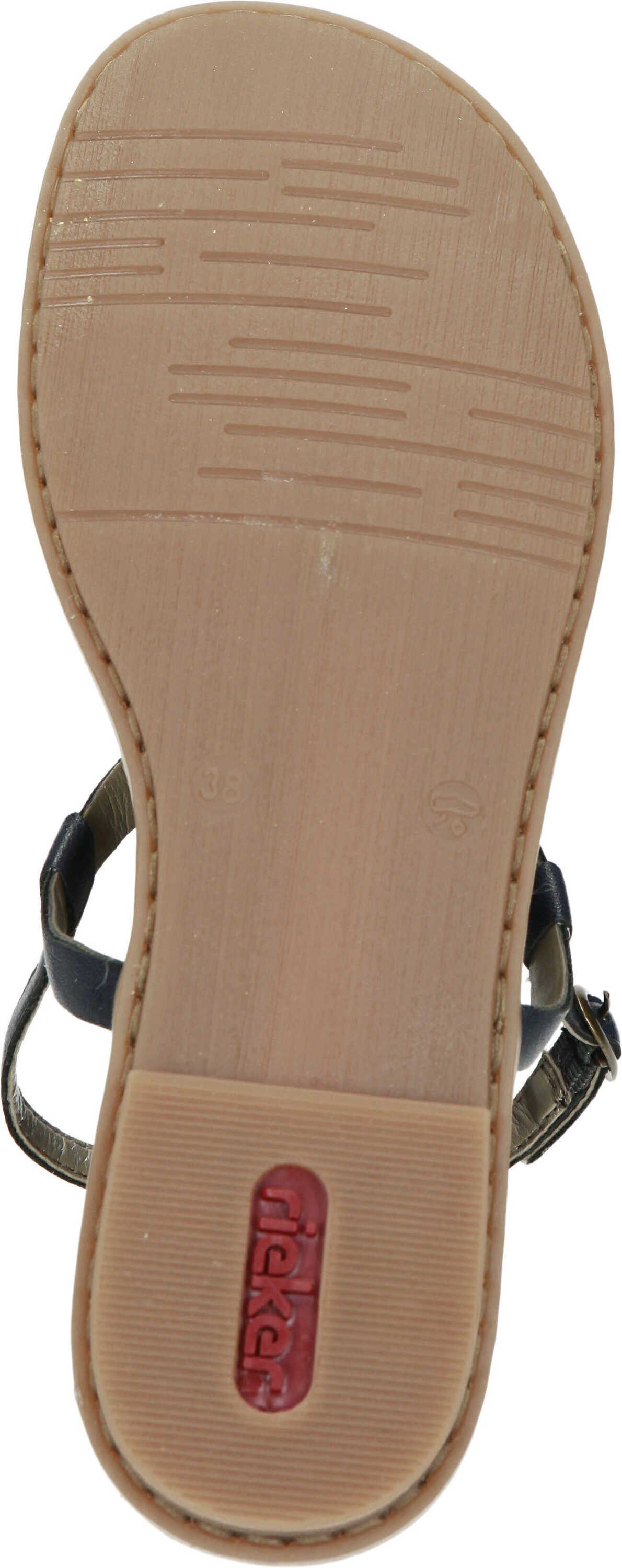 Rieker Sandalen Sandale strapazierfähigem aus blau Synthetik