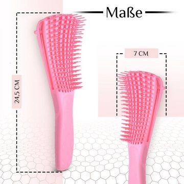 hair2heart Haarentwirrbürste Detangling Brush, Haarbürste für lockiges Haar