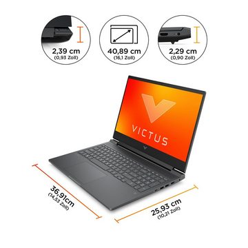 HP Victus 16-s0078ng Gaming-Notebook (40,9 cm/16,1 Zoll, AMD Ryzen 7 7840HS, GeForce RTX 4070, 1000 GB SSD)