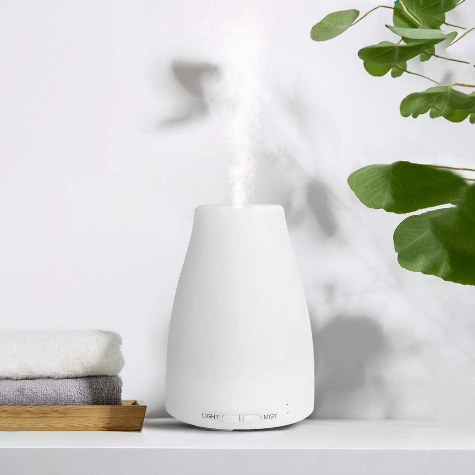 REDOM Diffuser USB Aromaöl-Diffuser 7 LED Luftbefeuchter Ätherischer Öldiff günstig online kaufen