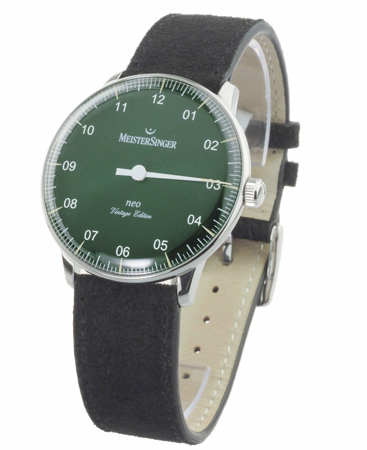 Meistersinger Schweizer Uhr Damen Uhr ED-FR21-NE909 NEO 36mm Automatik Einzeiger Uhr Limitiert Neo, Limitiert auf 20 Stück, individuelle Nummer auf dem Gehäuseboden