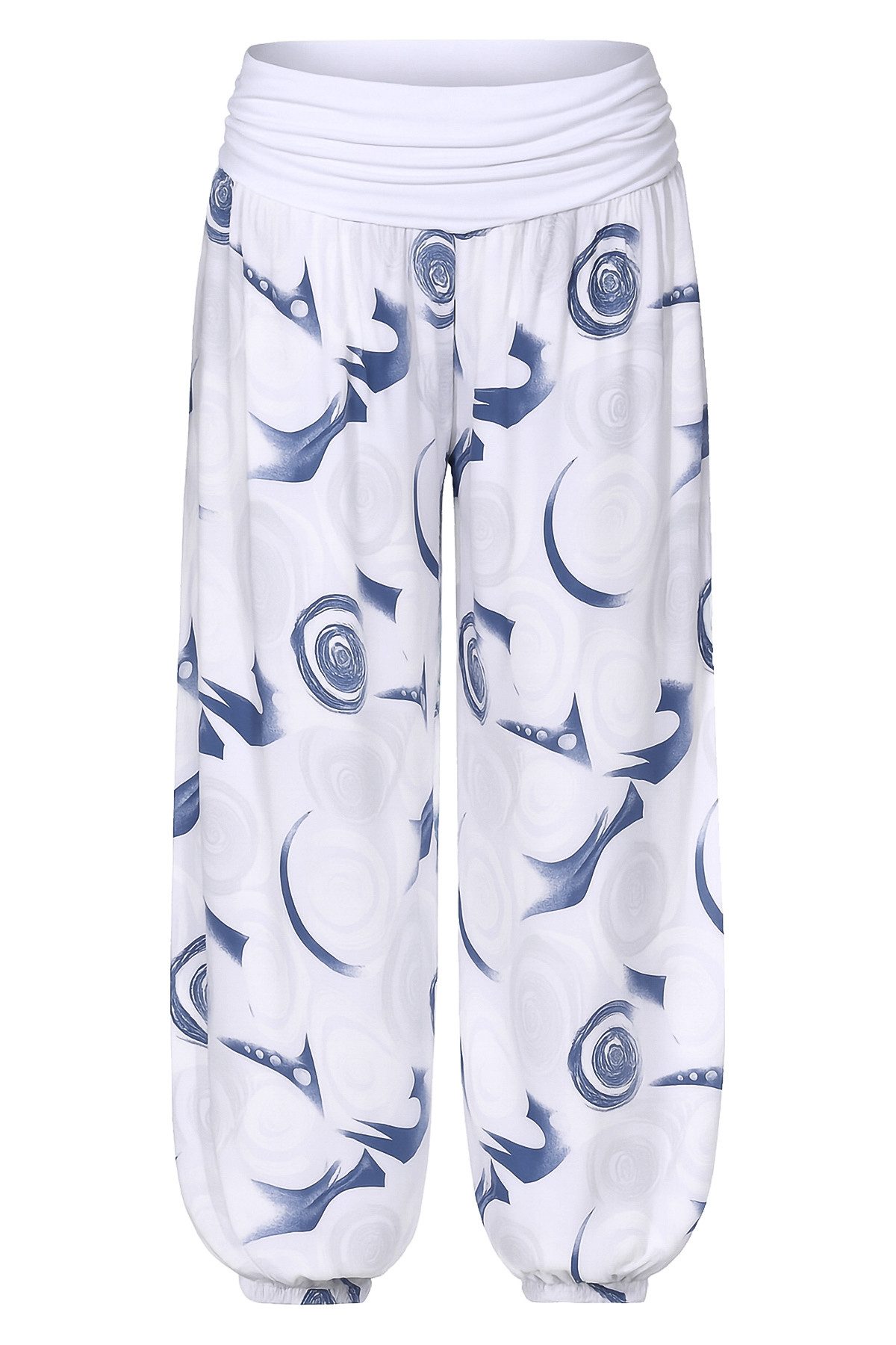 OriginalYou Haremshose Damen Sommerhose luftig & leichte Flatterhose luftig & leicht, leicht transparenter Sommerlook