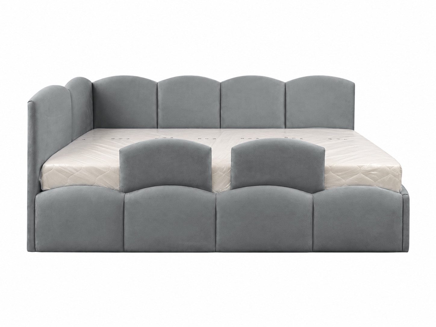 Labett Kinderbett TIM Polsterbett, Einzelbett, Kinderbett mit Stauraum, 90x200