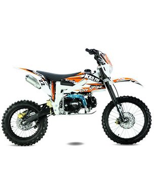 KXD Dirt-Bike 125ccm Dirtbike Pitbike 125cc Automatik 17/14 Zoll Enduro Cross Licht