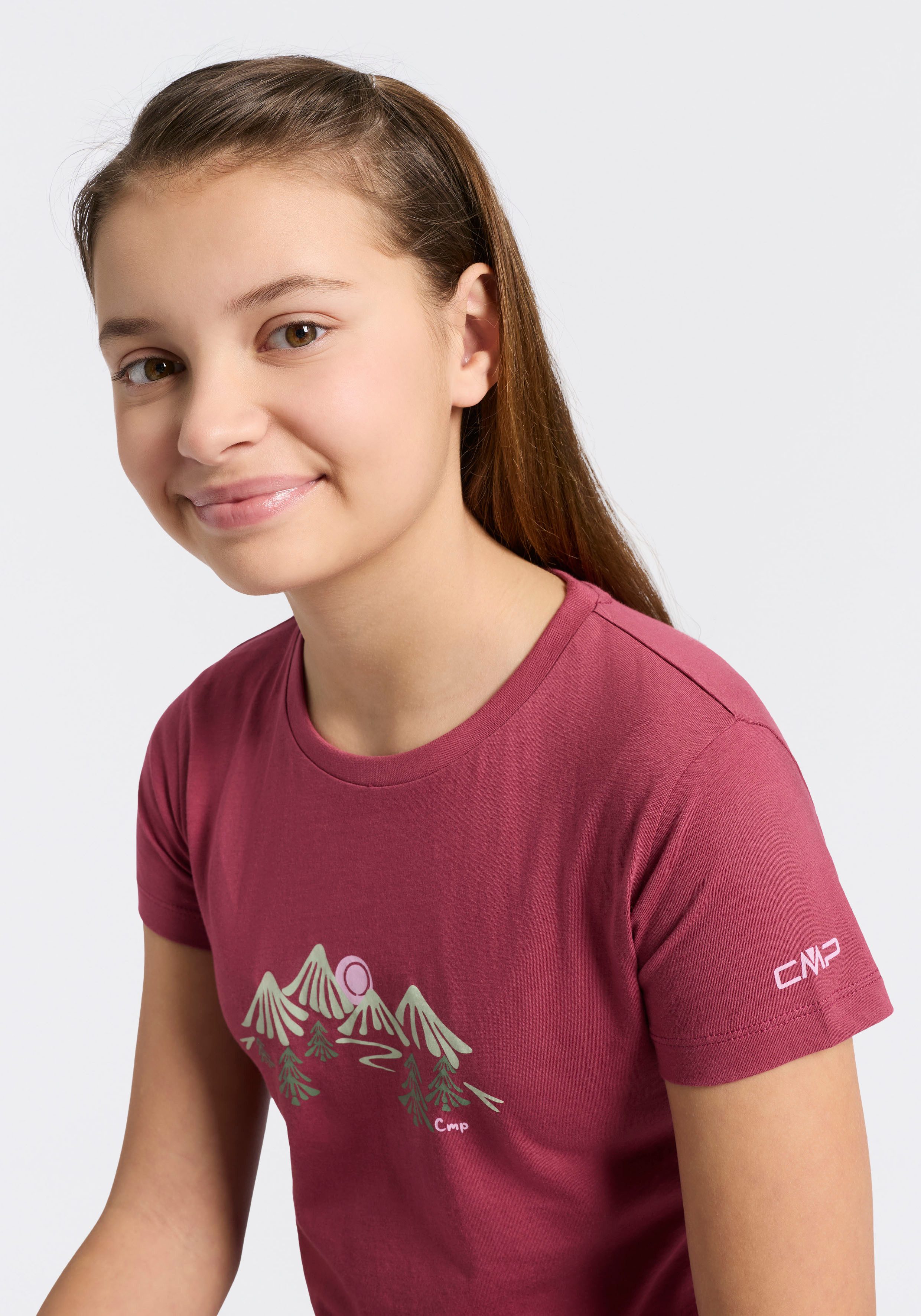 CMP T-Shirt Kurzarm-Design, aus Baumwolle, für Kinder