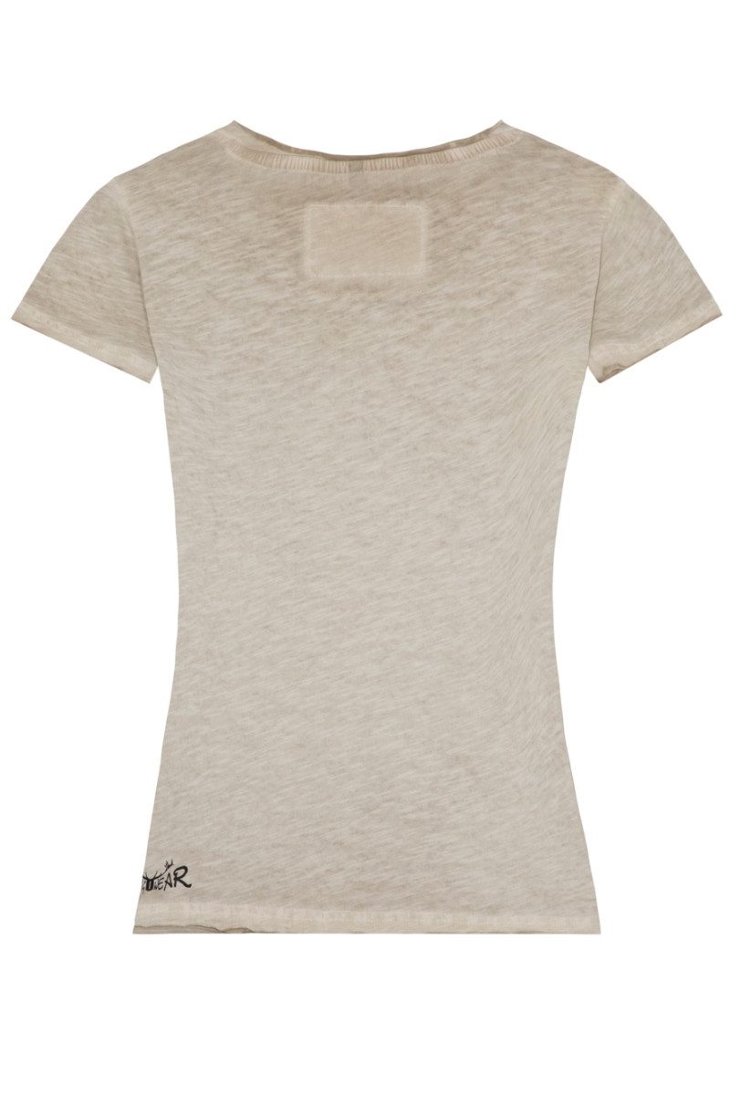 Hangowear Trachtenshirt Trachtenshirt Damen - GERTRUD - beige – Bild 3 von 3