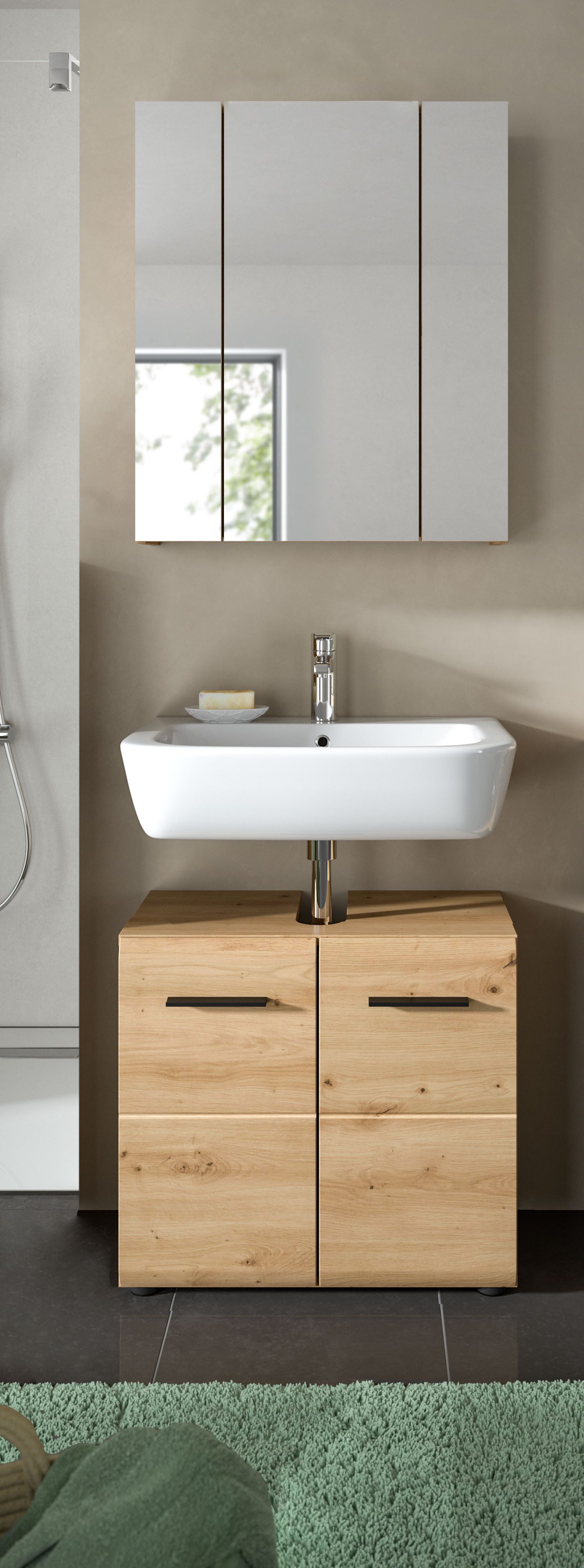 INOSIGN Badmöbel-Set FLORENZ, TOPSELLER!, 2-teilige Badkombination, hochwer günstig online kaufen