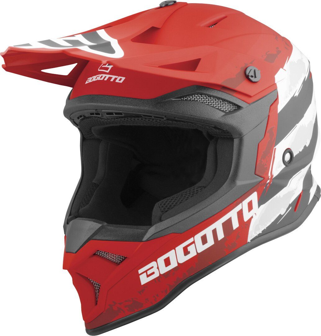 Bogotto Motocrosshelm V337 Wild-Ride Crosshelm, Waschbar
