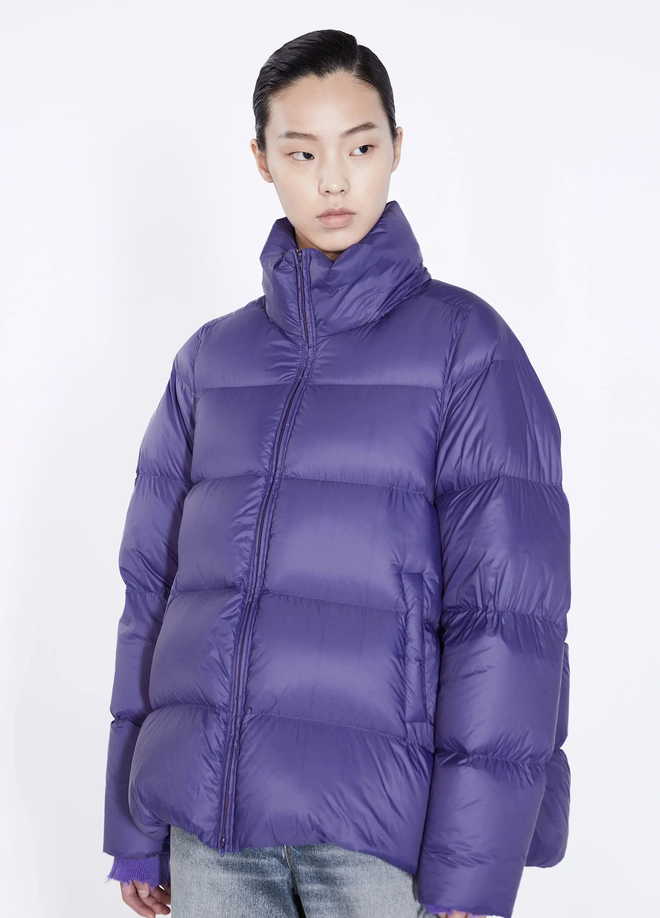 JNBY Daunenjacke JNBY Damen Daunenjacke mit Großer-Steppung für Herbst/Winter in Purple