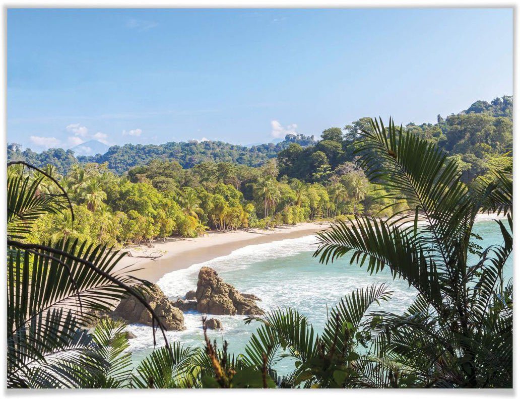 Dschungelblick Costa Rica, St), Poster, Poster Wall-Art (1 Bild, Wandposter Wandbild, Landschaften