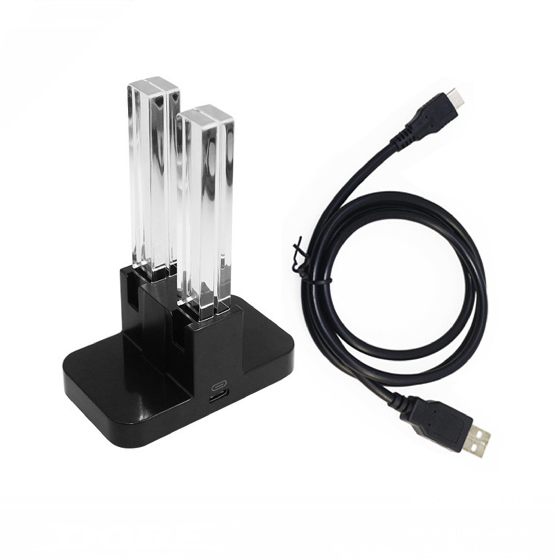 KINSI Ladestation für Switch/oled,LED Docking-Station,Controller-Ladestation Zubehör Nintendo (Gleichzeitiges Aufladen von 4 Switch-Controllern)