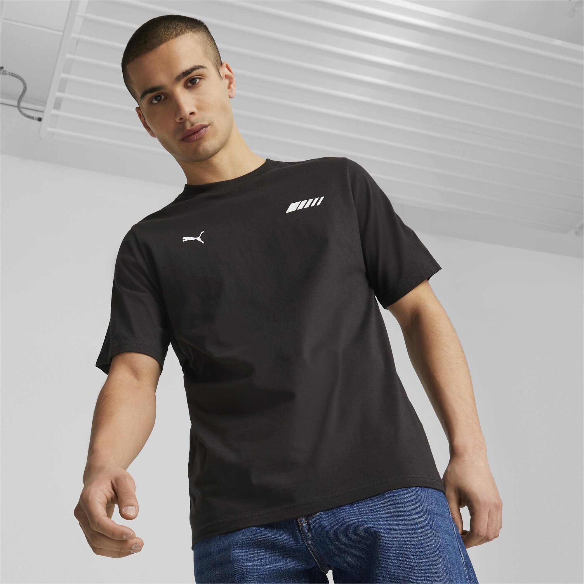 T-Shirt Mercedes-AMG T-Shirt Black Herren Logo PUMA