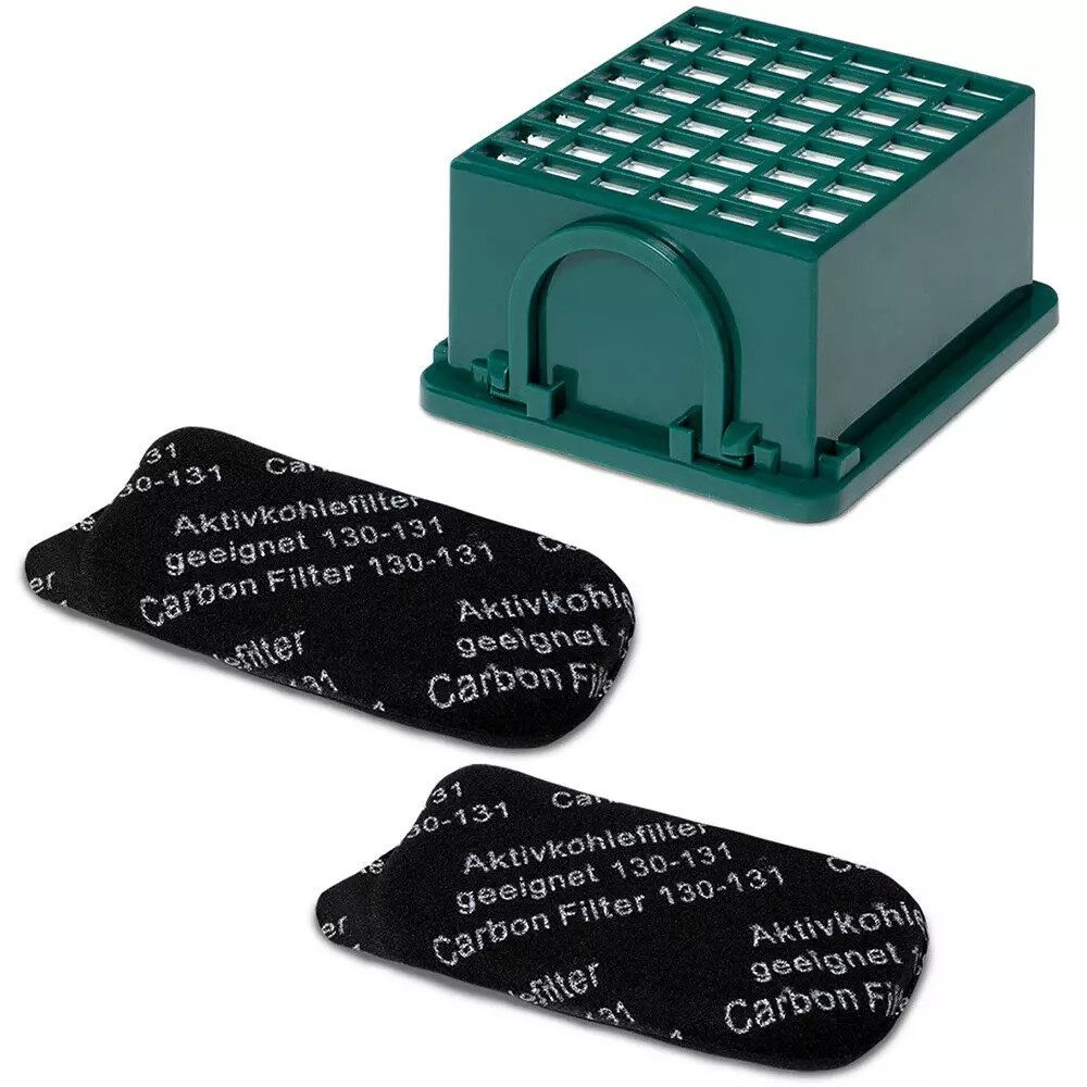 PRIMEBAG HEPA-Filter und 2 Motor-Filter passend für Vorwerk Kobold VK 130 und