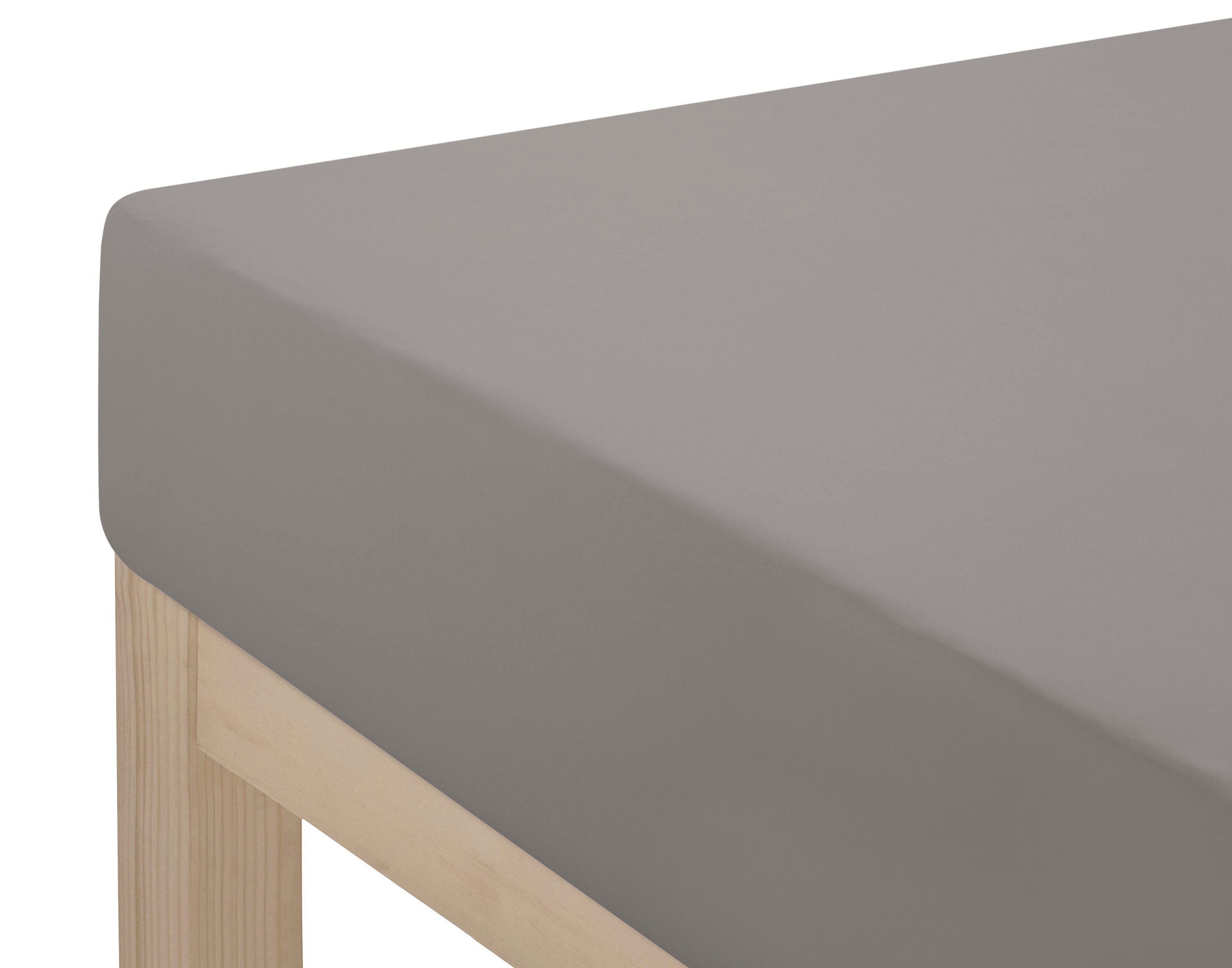 OTTO home Spannbettlaken Desner, Microfaser, Gummizug: rundum, (1 Stück), Mikrofaser, für Matratzen bis 20cm Höhe, 100% Polyester, Bettlaken – Bild 5 von 5