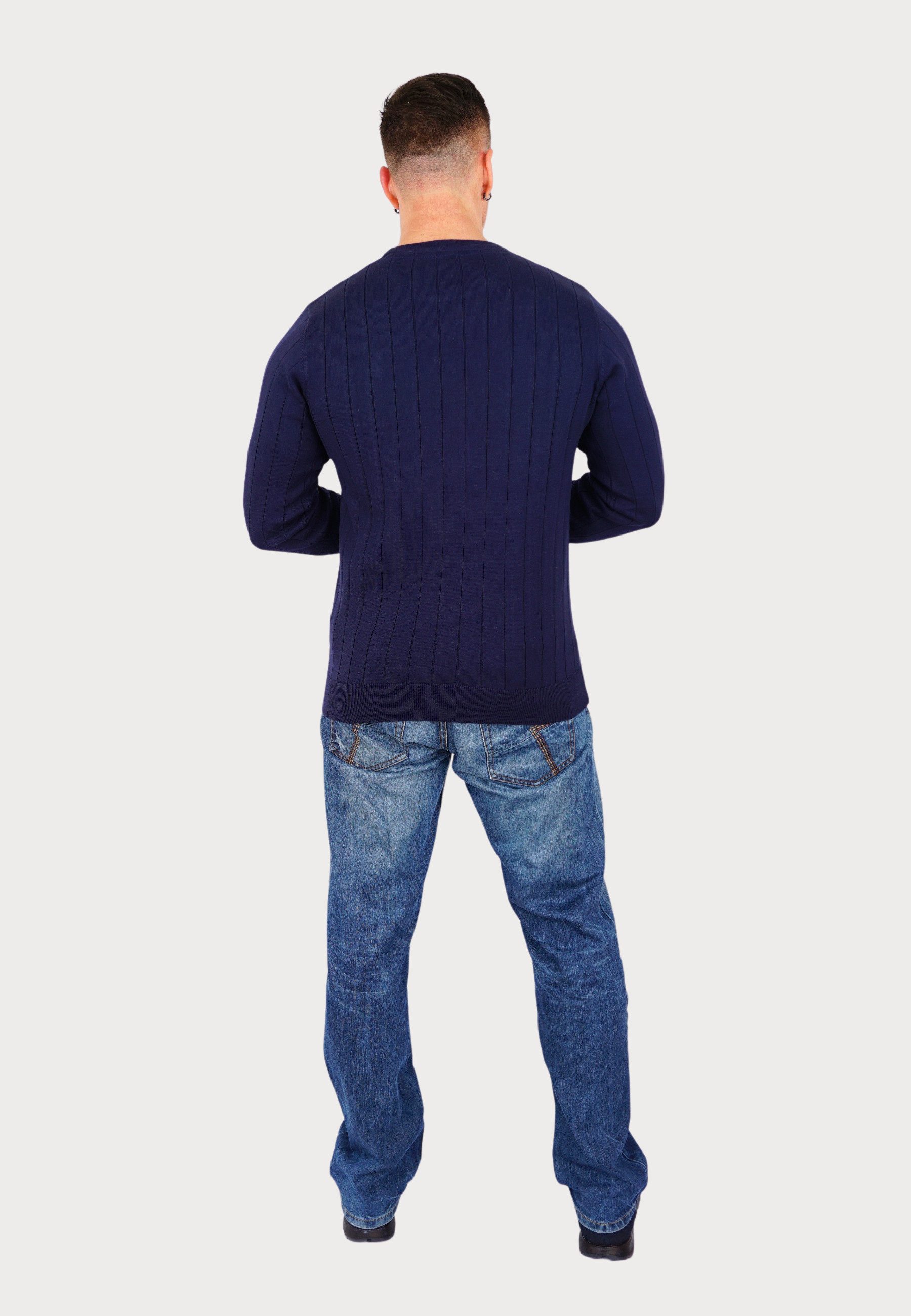 U.S. Polo Assn. Strickpullover Strickpullover R-Neck Pullover (1-tlg)