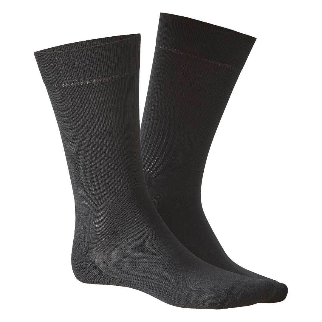 Hudson Basicsocken ONE FOR ALL (1-Paar) Strapazierfähige Socken mit langer Lebensdauer für alle Trageanlässe Black 0005
