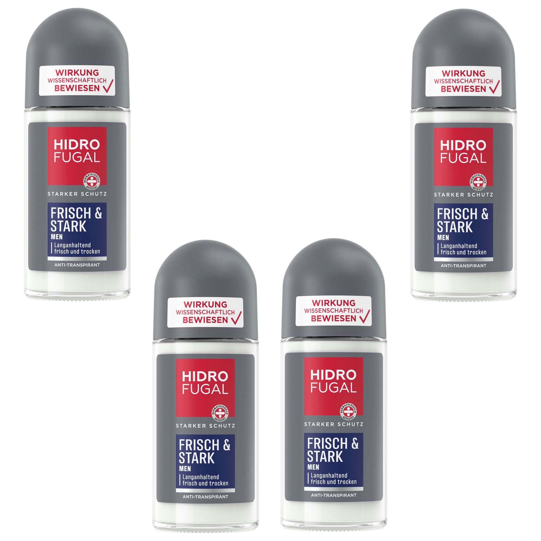 Deo-Roller HIDROFUGAL Frisch & Stark 4 x 50 ml