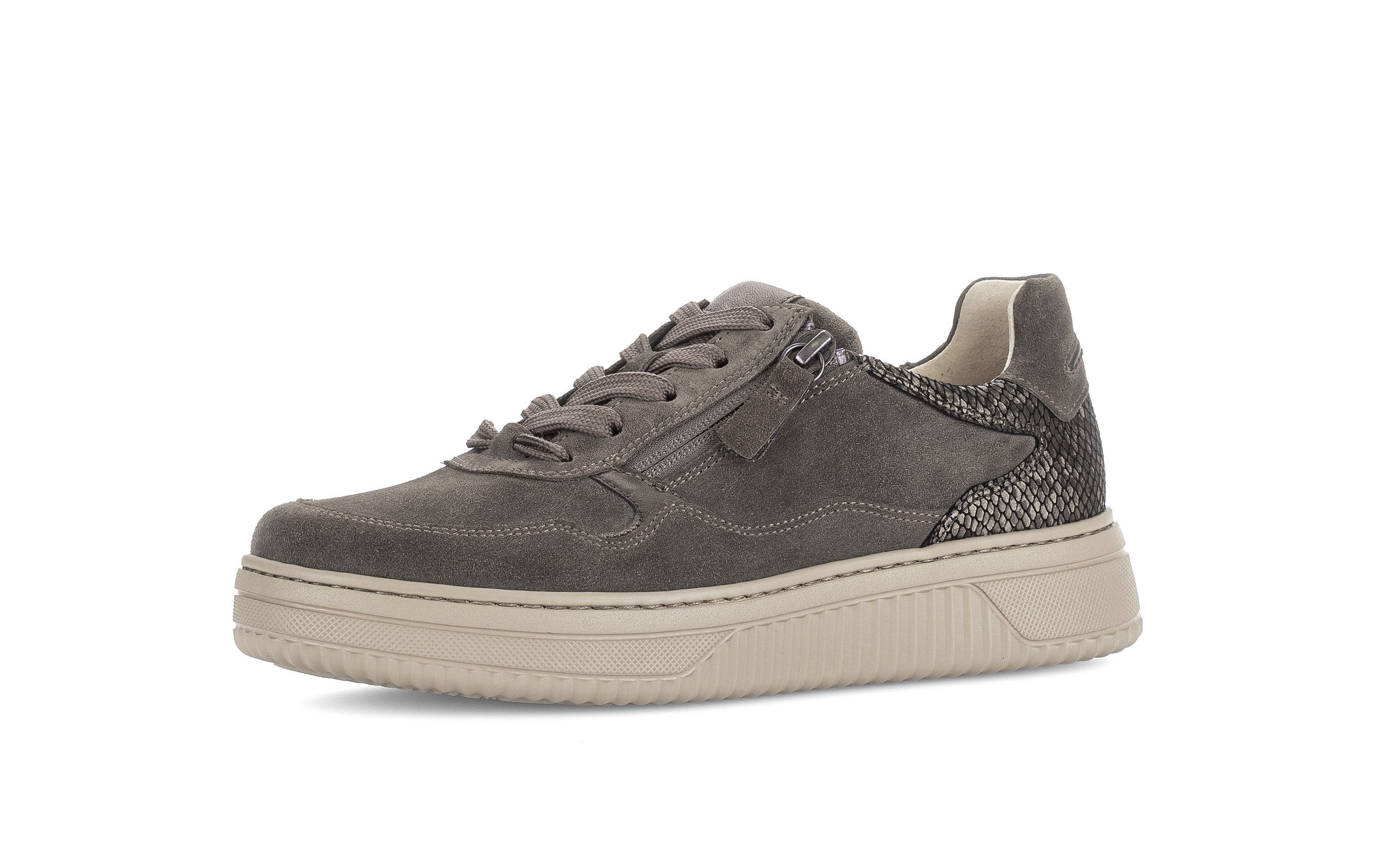 Gabor Plateausneaker Freizeitschuh, Halbschuh, Schnürschuh in Komfortweite K (extraweit)