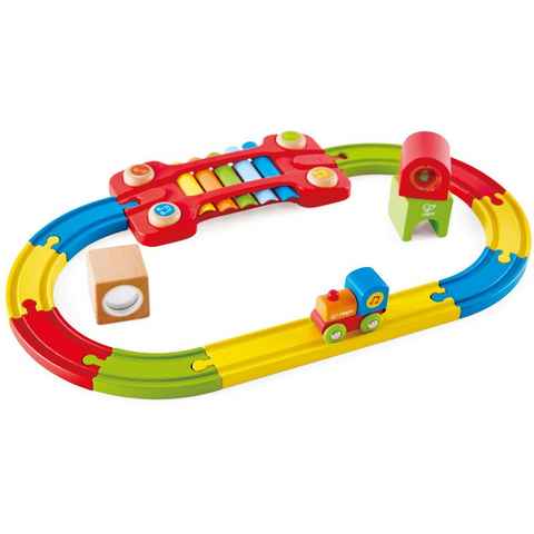 Hape Spielzeug-Eisenbahn Eisenbahn der Sinne-Set, (Set), aus Holz