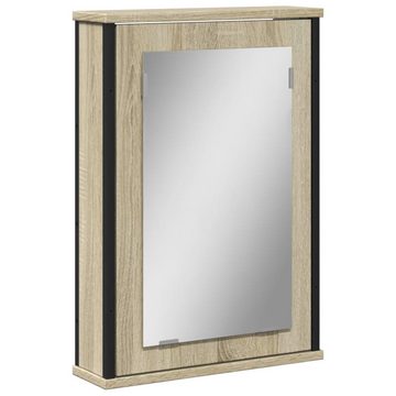 vidaXL Schminktisch Bad-Spiegelschrank Sonoma-Eiche 42x12x60 cm Holzwerkstoff