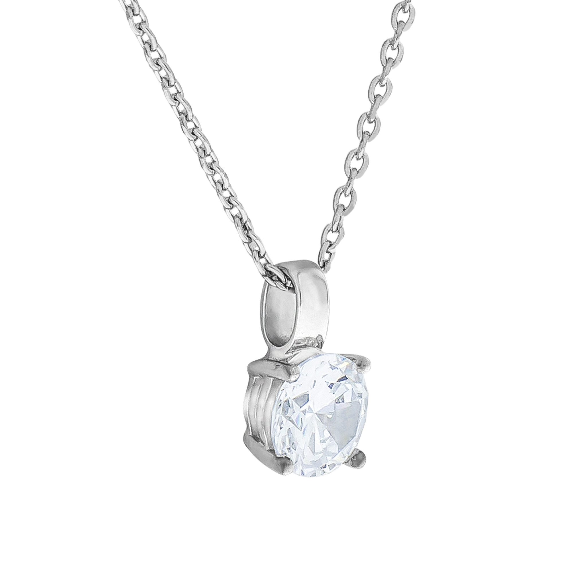Vivance Kette mit Anhänger 925 Silber Zirkonia