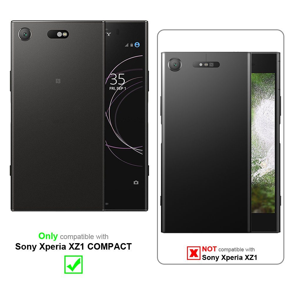 Cadorabo Handykette für Sony Xperia XZ1 COMPACT Kette Sony Xperia XZ1 COMPACT, Handykette für Schutzhülle mit verstellbarem Kordelband Necklace