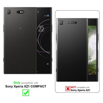 Cadorabo Handyhülle Sony Xperia XZ1 COMPACT Sony Xperia XZ1 COMPACT, Flexible TPU Silikon Handy Schutzhülle - Hülle - ultra slim