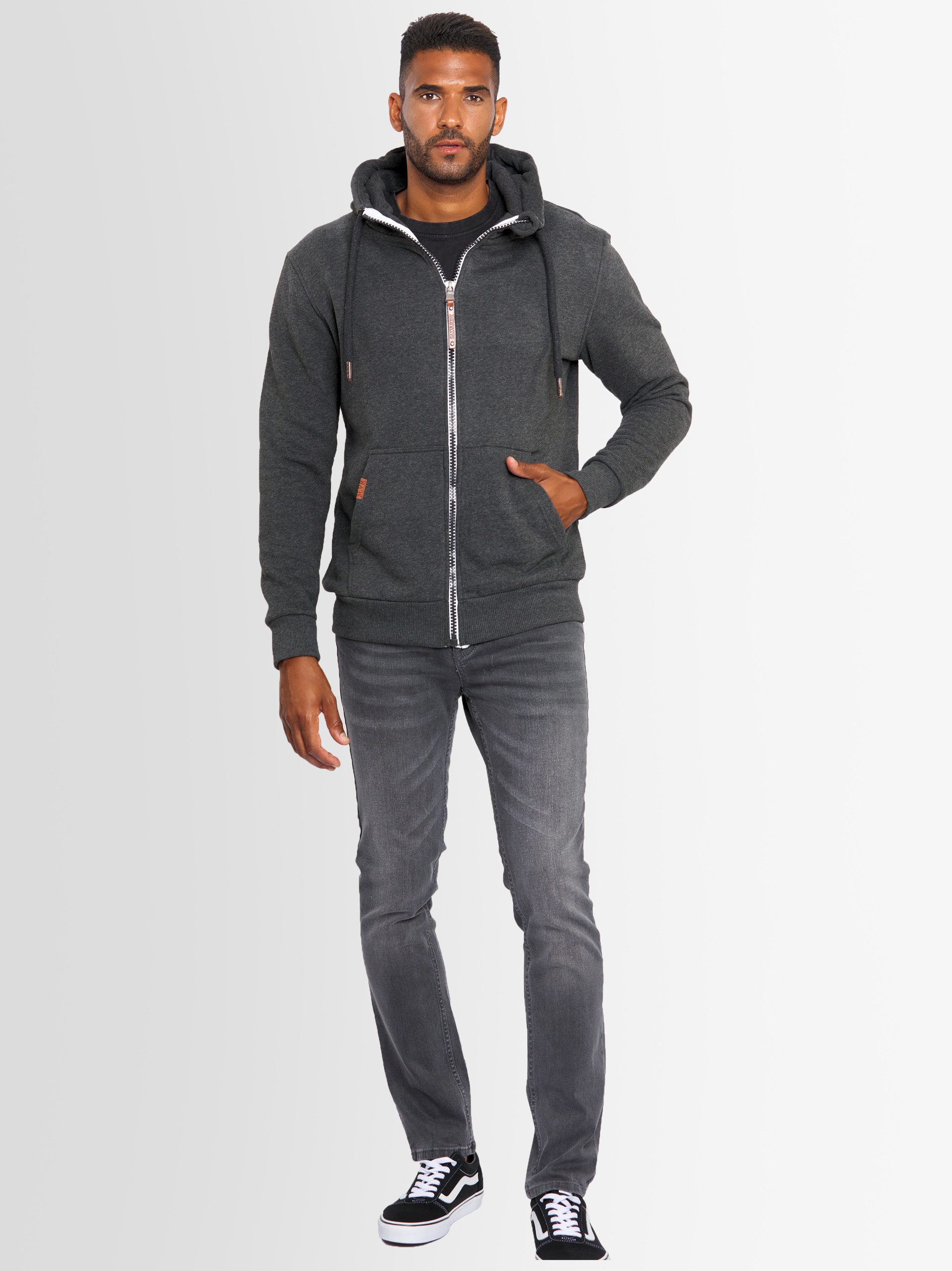 Alessandro Salvarini Sweatjacke ASGeenio mit hohem Kragen günstig online kaufen