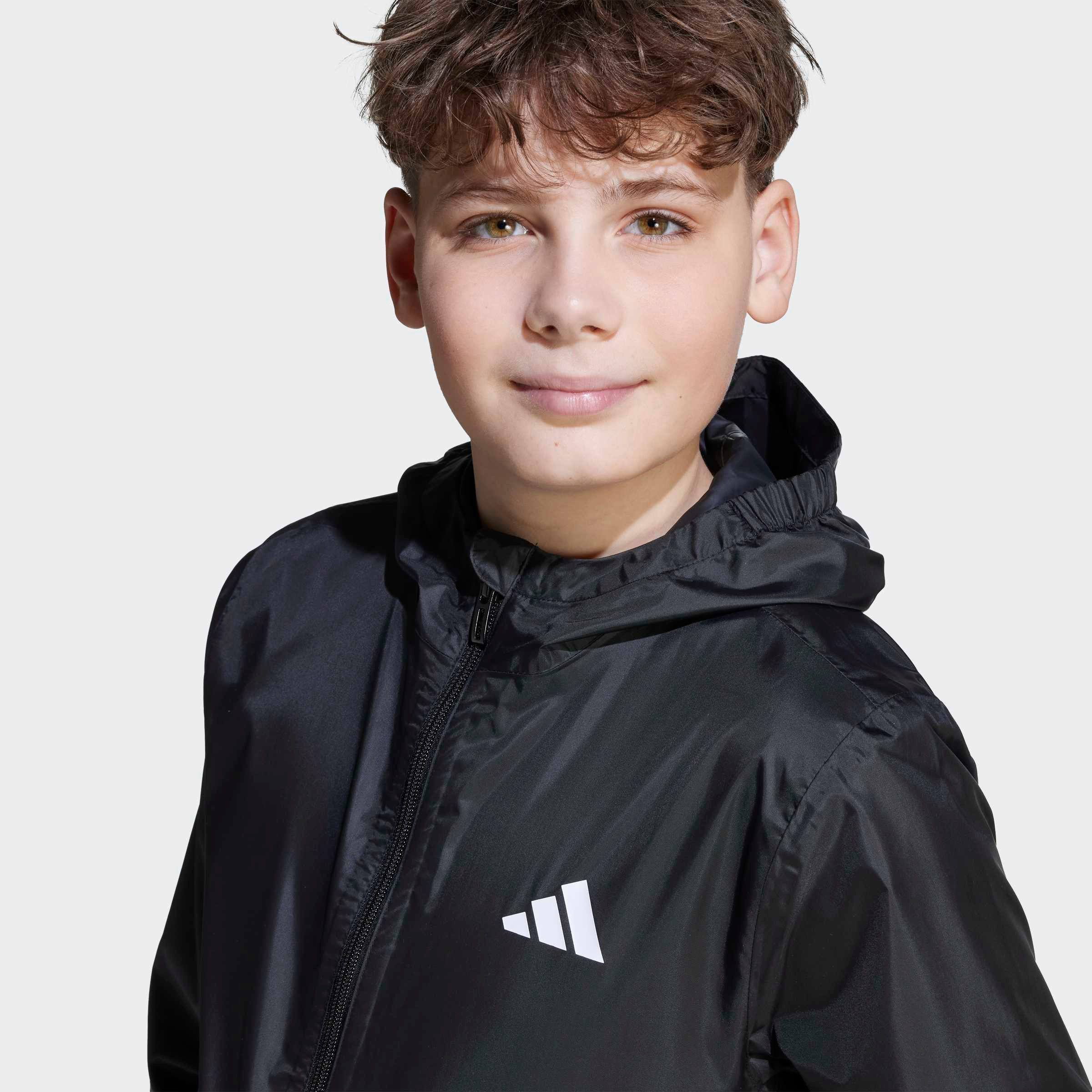 adidas Sportswear Regenjacke J RAIN JKT für Kinder, mit climaproof®, aus Polyester, in normaler Länge