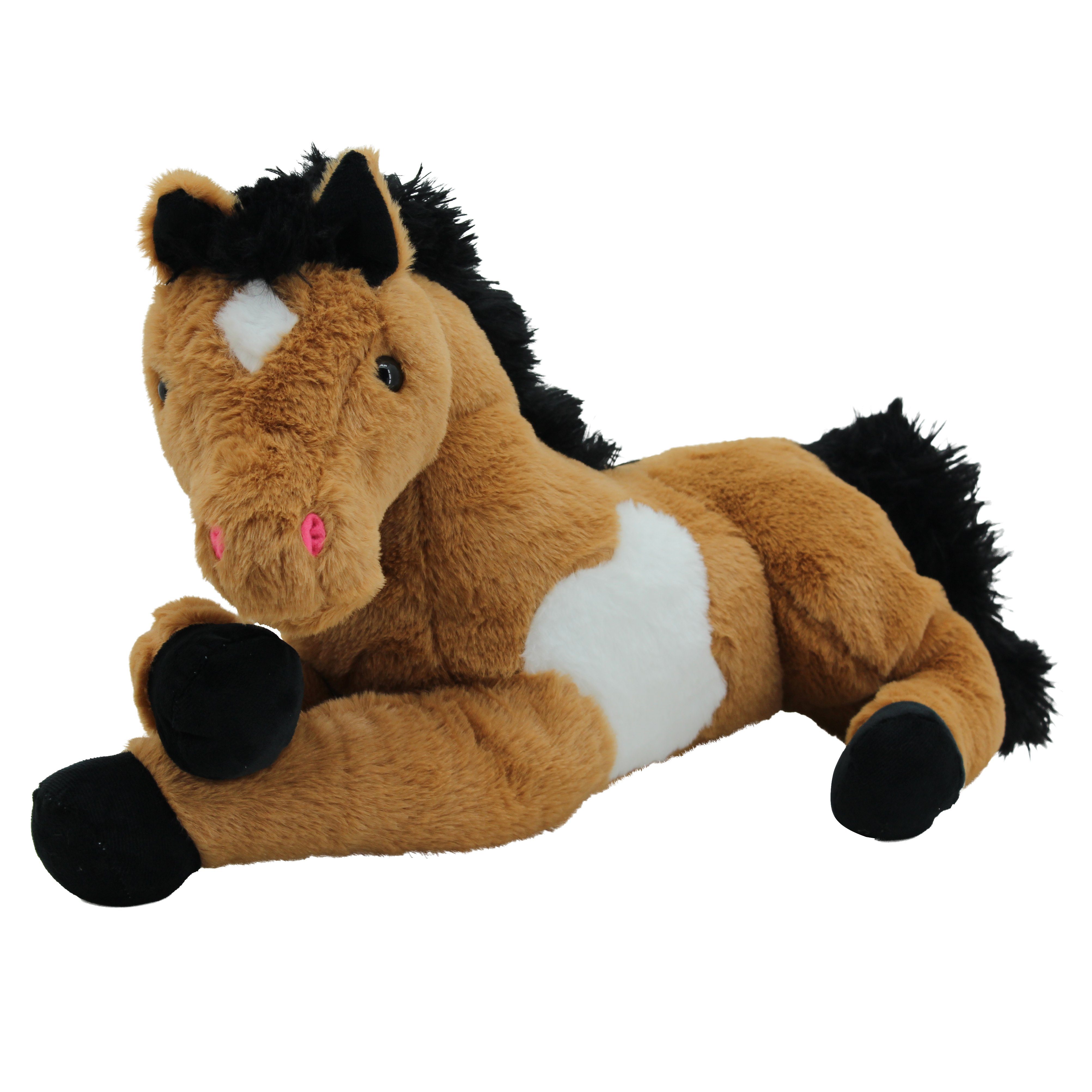 Sweety-Toys Kuscheltier Sweety Toys 5840 Plüschpferd liegend Brownie 70 cm Kuschelpferd