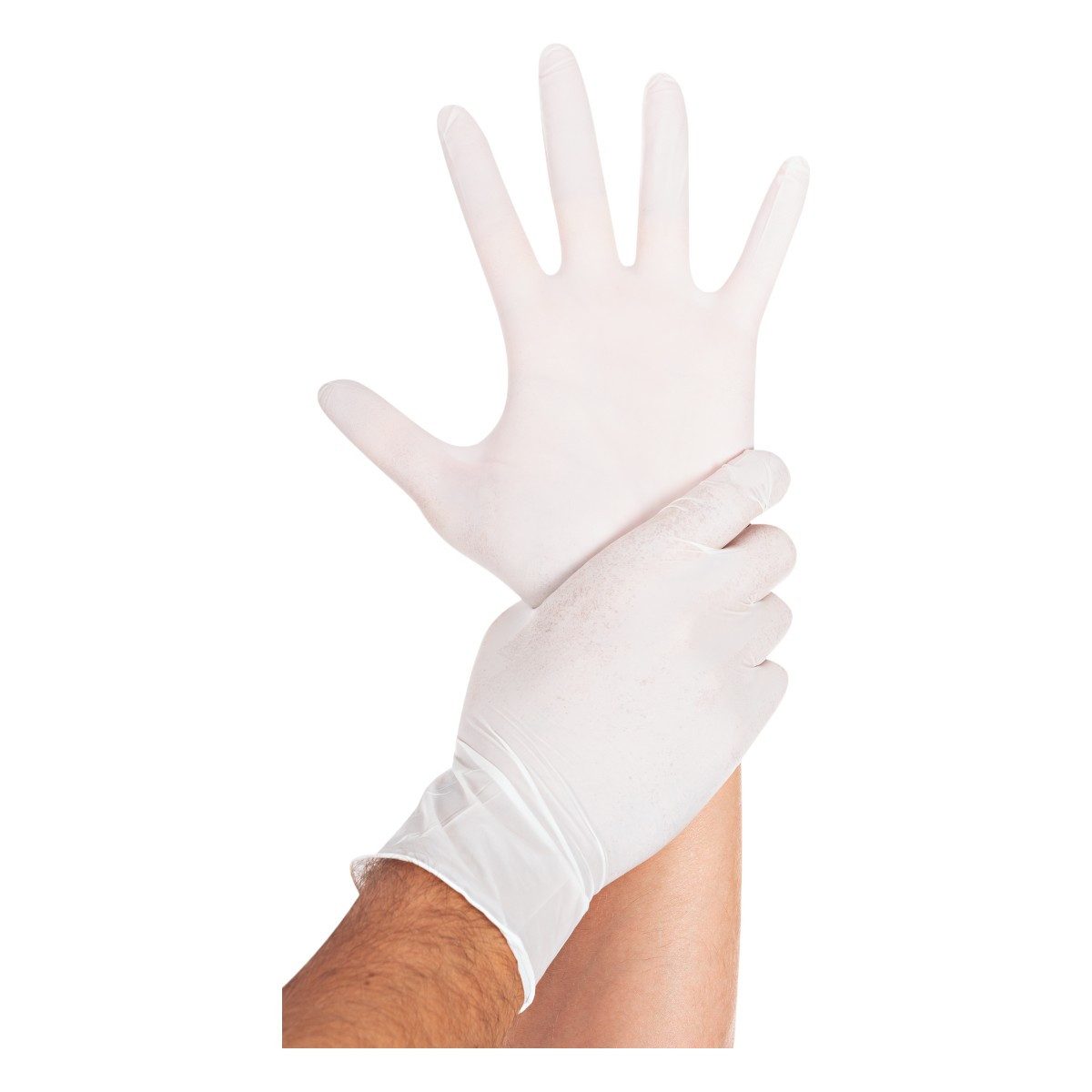 Franz Mensch Nitril-Handschuhe Hygostar "Safe Light", Weiß, 100 Stück günstig online kaufen