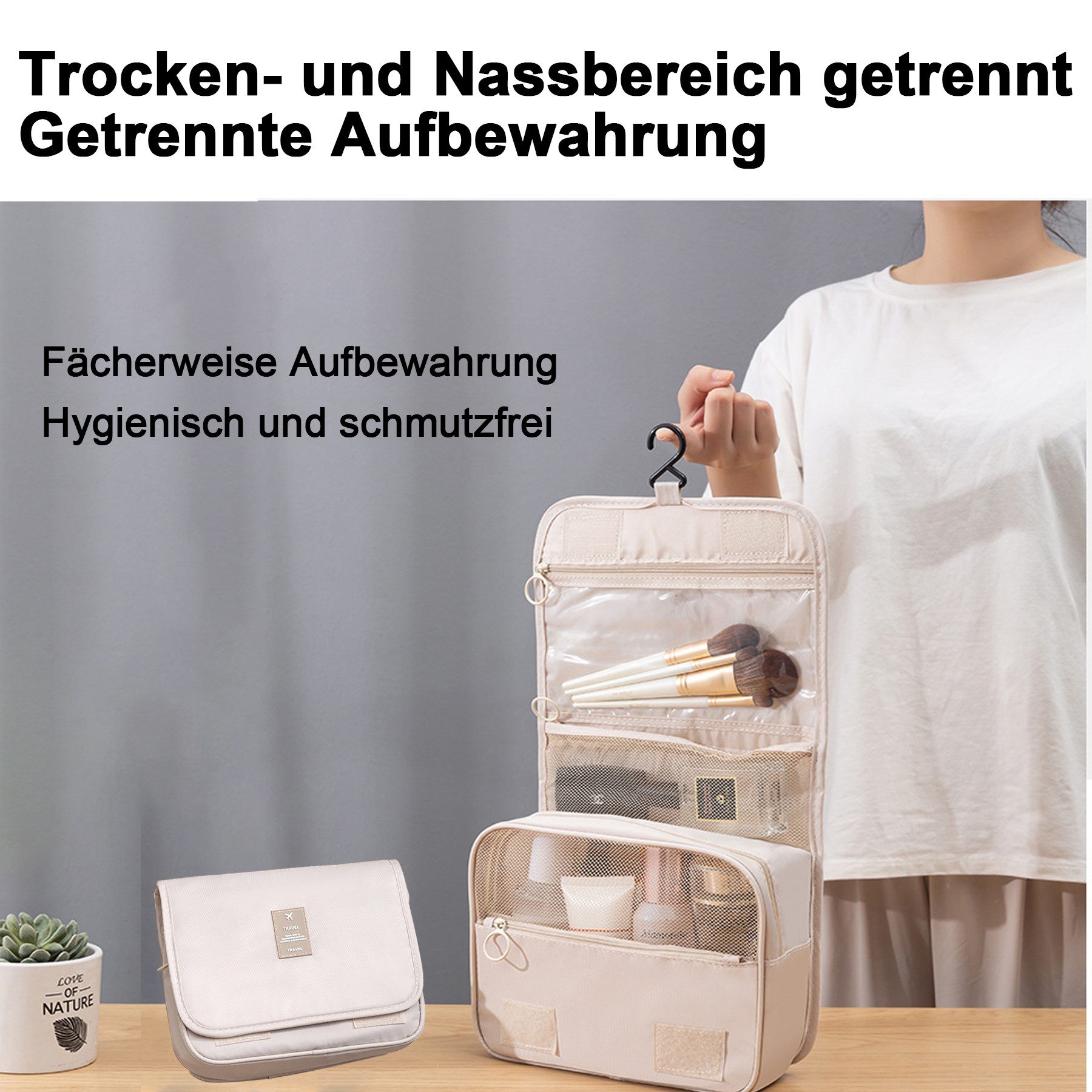 Mutig Kulturbeutel Kulturtasche zum Aufhängen,Faltbarer Reise günstig online kaufen