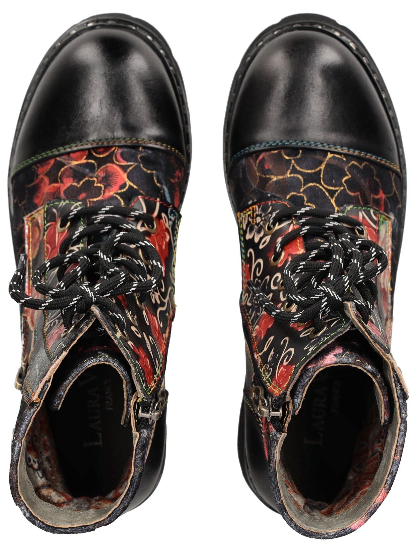 LAURA VITA LAURA VITA Stiefelette Leder/Textil Schnürstiefelette