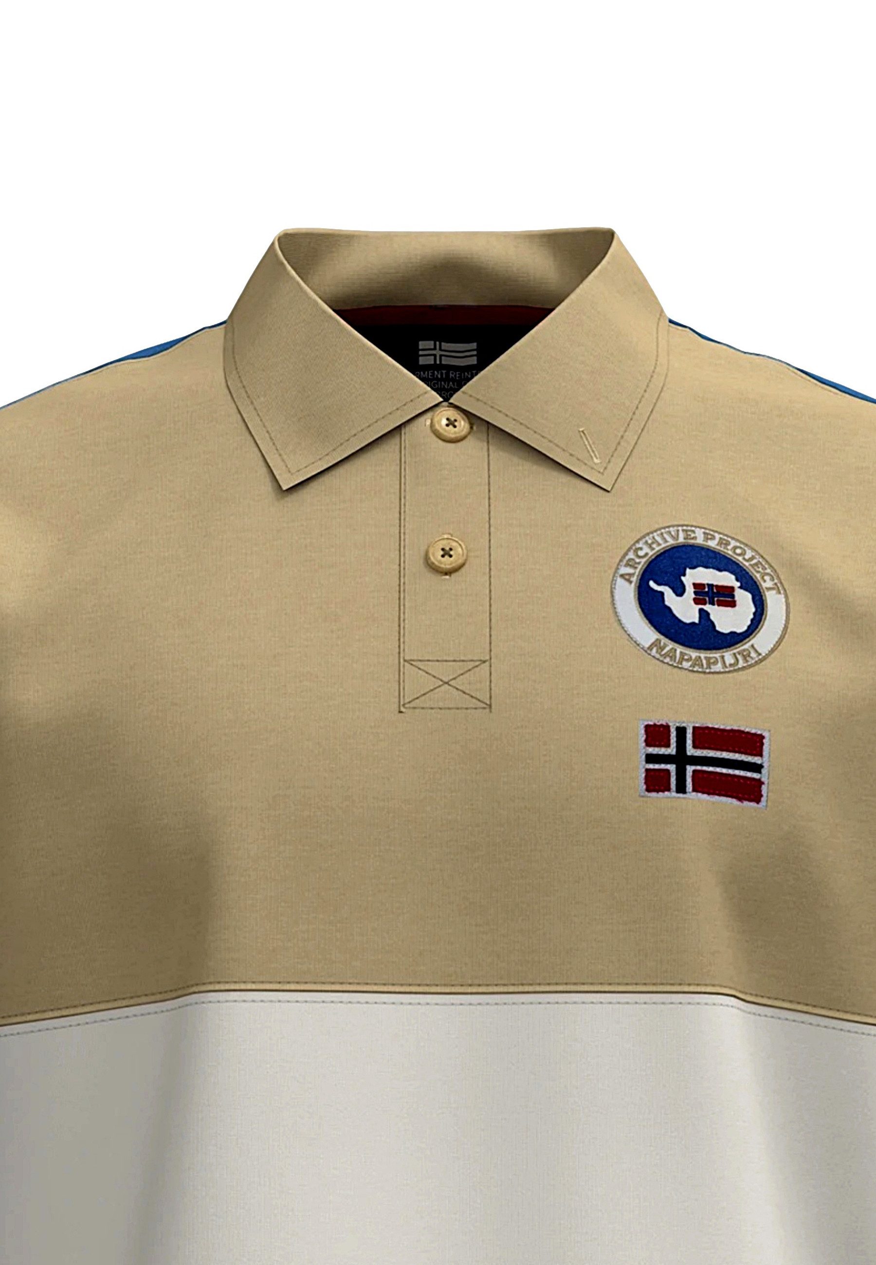 Napapijri Poloshirt Poloshirt Kurzarmshirt E-REFLECT (1-tlg., 1)