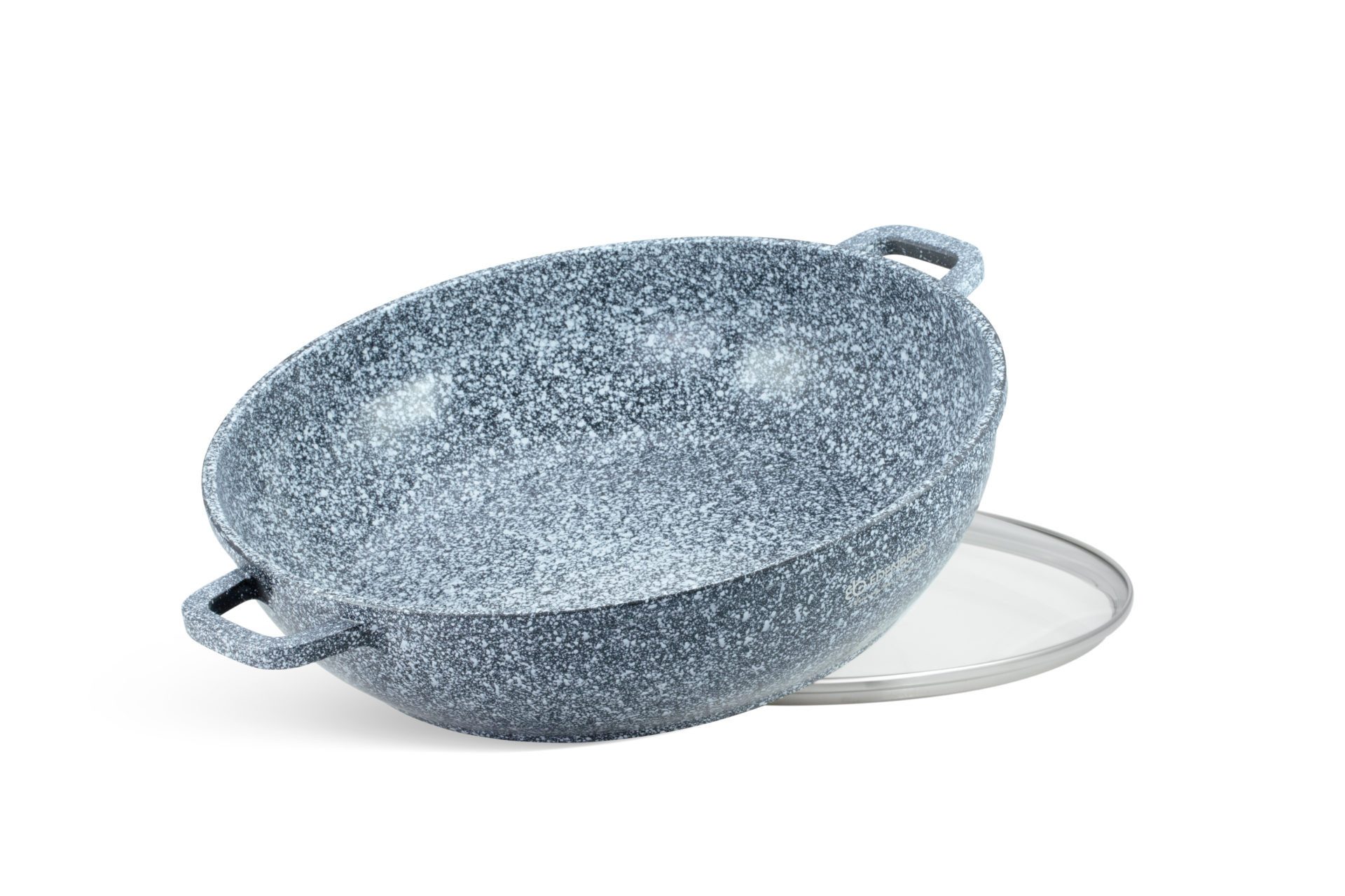 KlönBerg Topf-Set Schöne niedriger Töpfe mit Steinbeschichtung 3 verschiedenen Größen, Aluminiumguss, Aluminium, Keramik, Edelstahl (Passt in jede Küche! (1.7L  – Bild 4 von 5